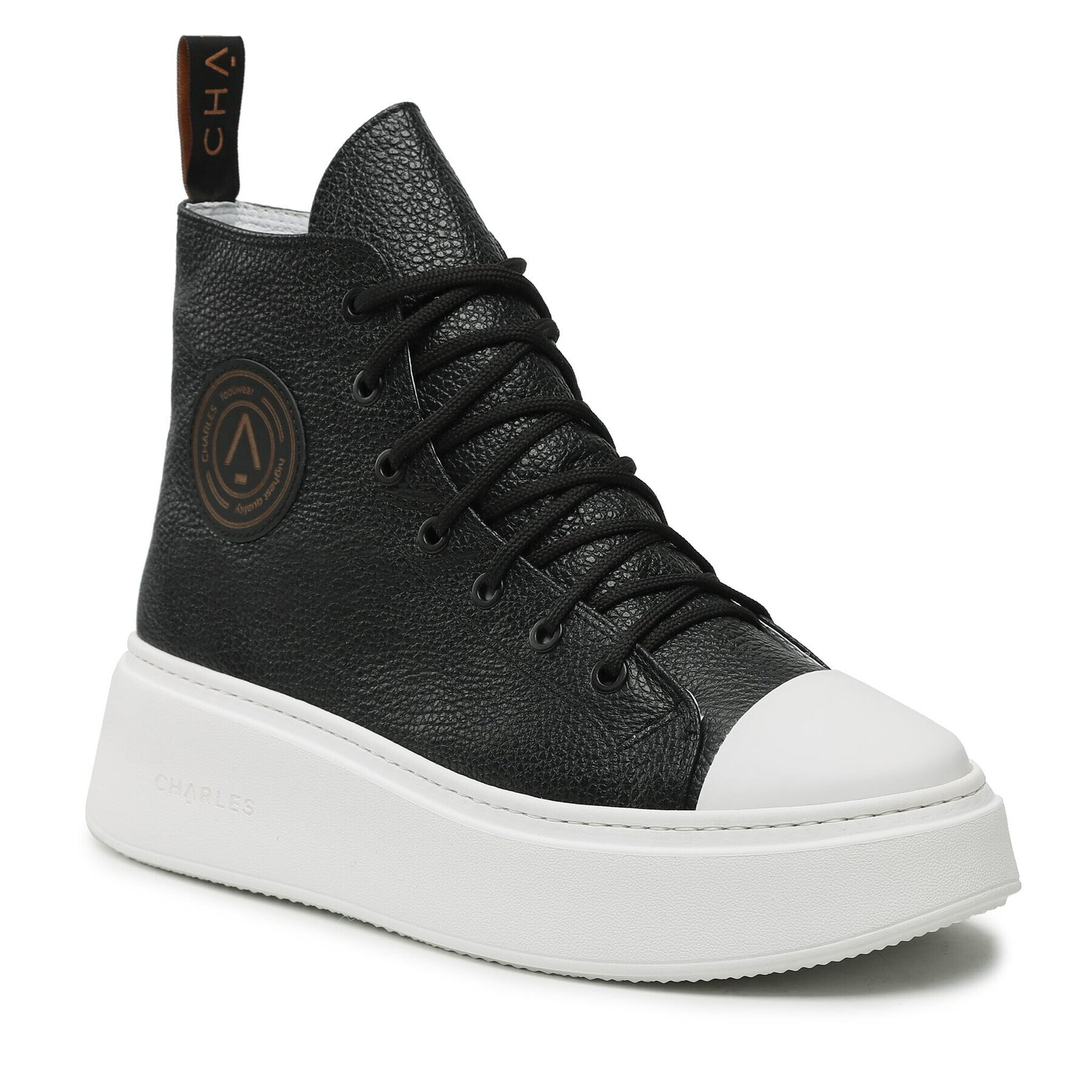 Charles Кецове Lara Sneaker Черен - Pepit.bg