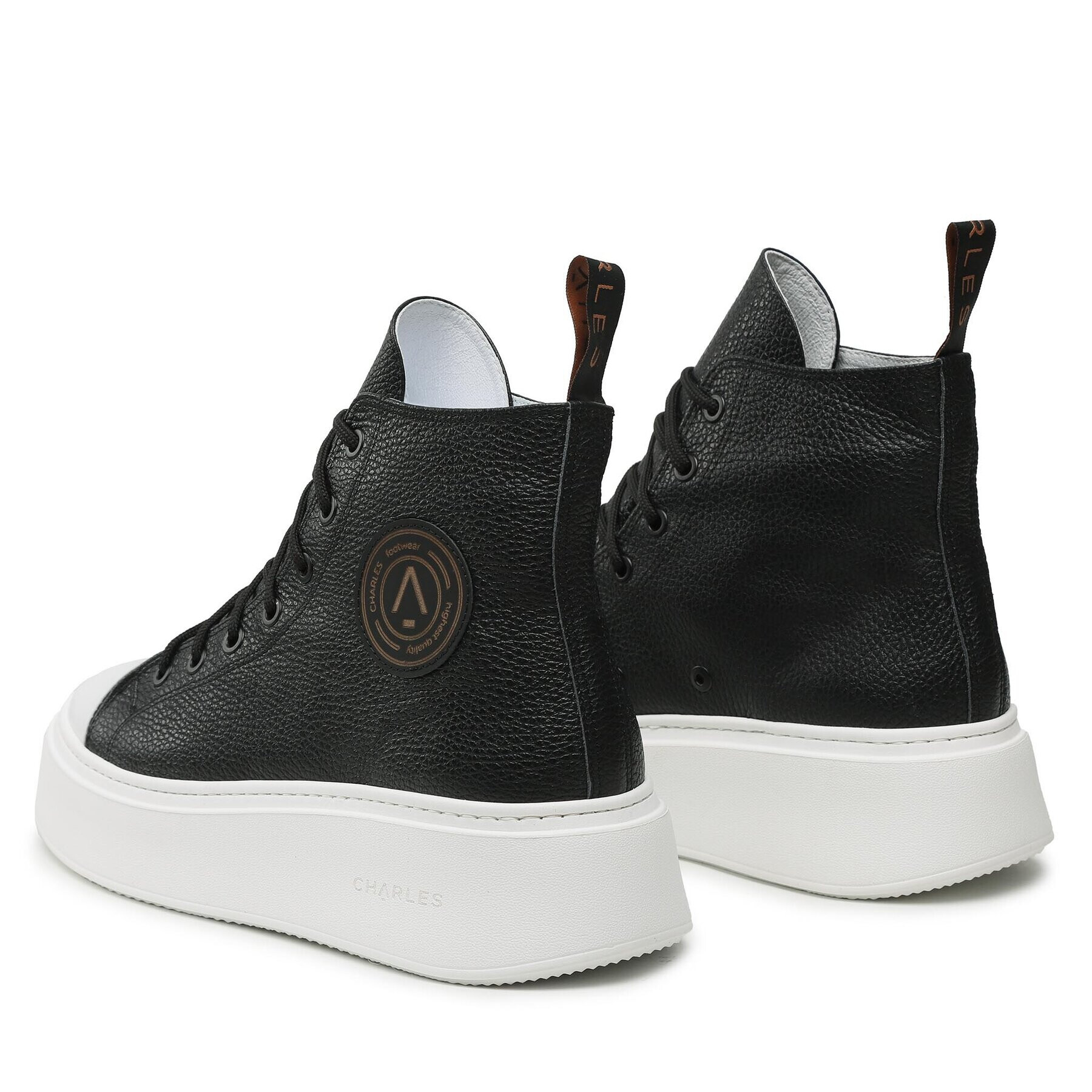 Charles Кецове Lara Sneaker Черен - Pepit.bg