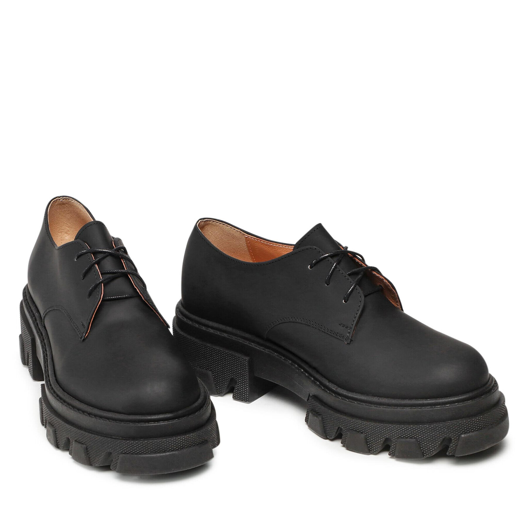 Charles Обувки Mey Lace Up Черен - Pepit.bg