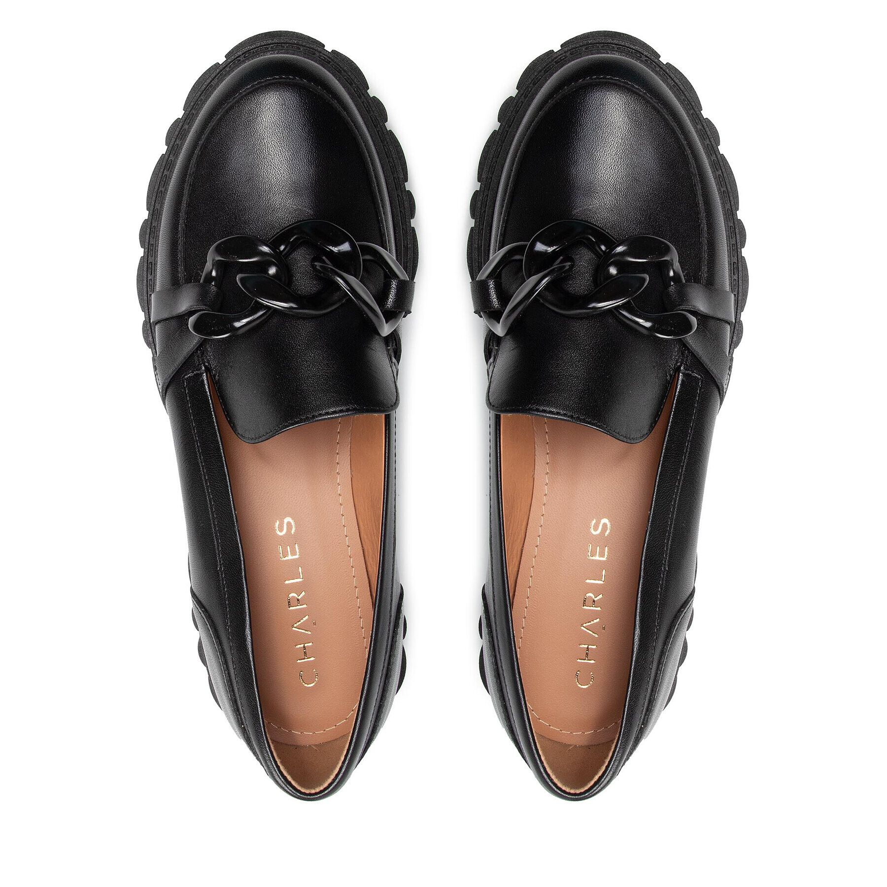 Charles Обувки Saline Loafer Черен - Pepit.bg