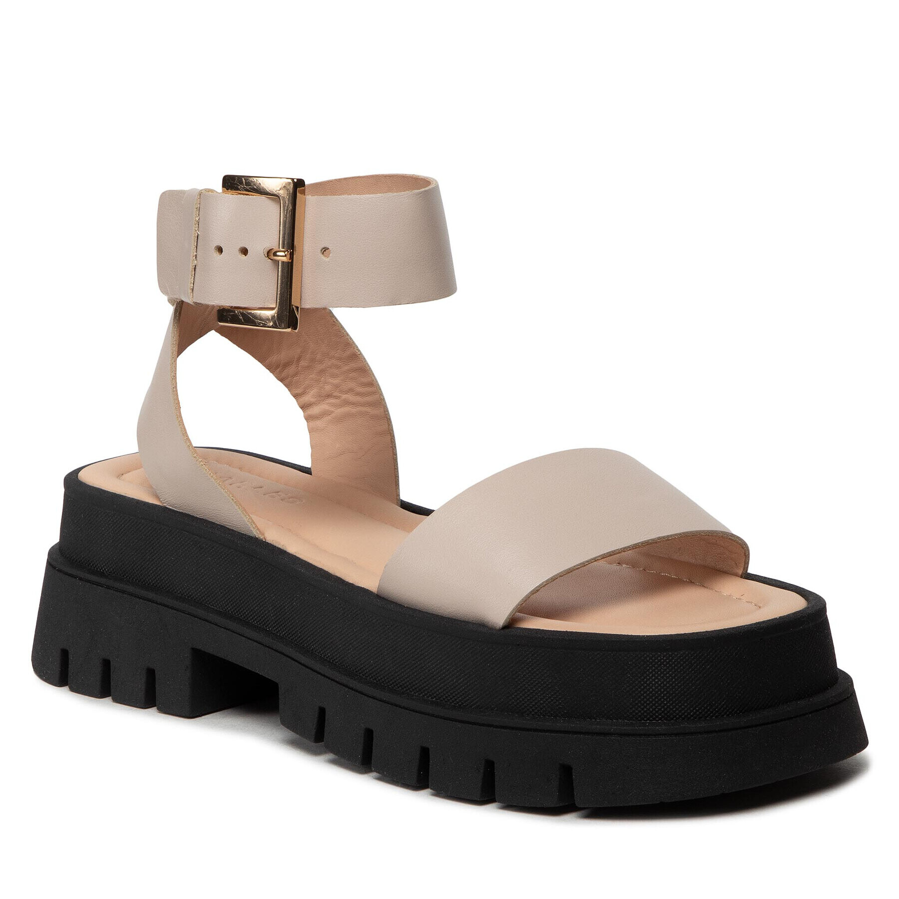 Charles Сандали Jinny Sandal Бежов - Pepit.bg