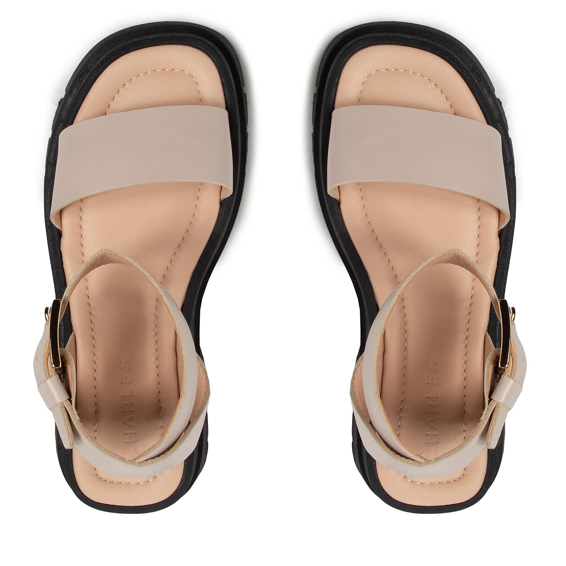 Charles Сандали Jinny Sandal Бежов - Pepit.bg