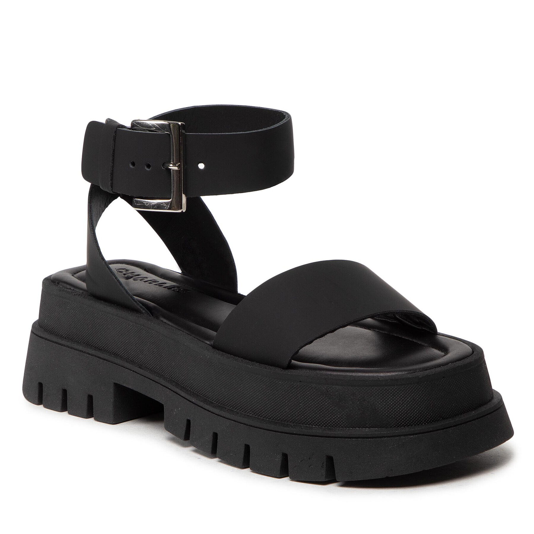 Charles Сандали Jinny Sandal Черен - Pepit.bg