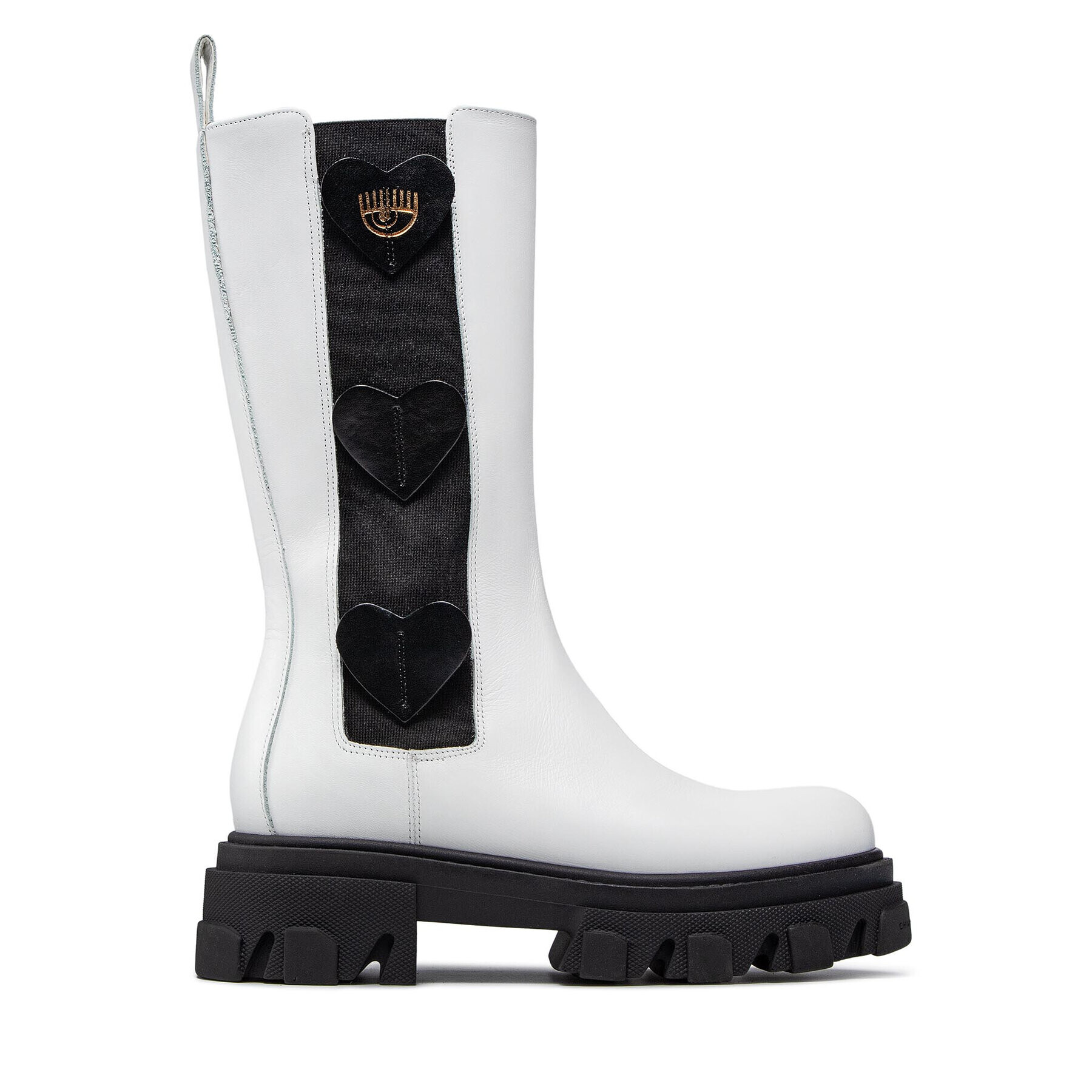 Chiara Ferragni Ботуши CF2853-009 Бял - Pepit.bg