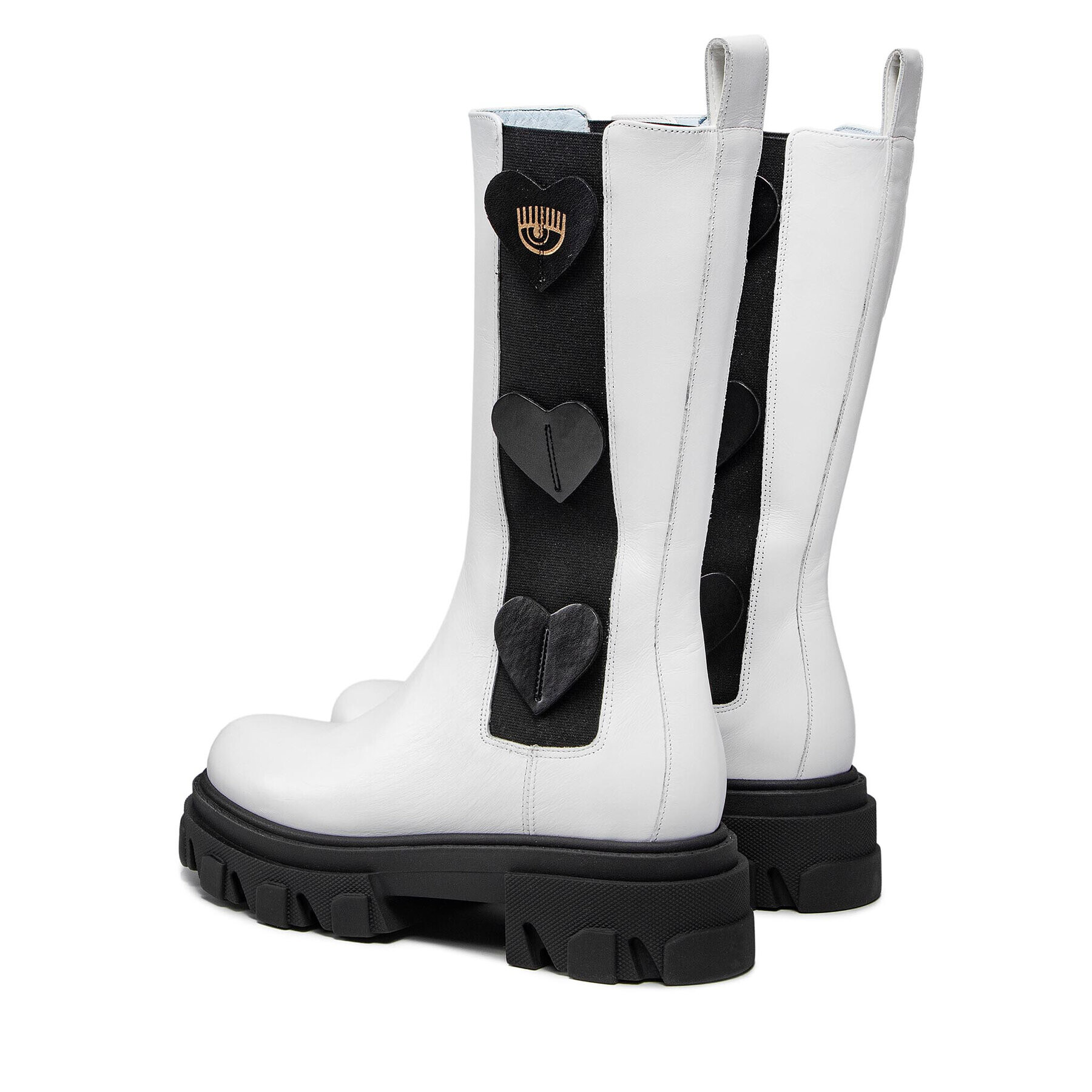 Chiara Ferragni Ботуши CF2853-009 Бял - Pepit.bg