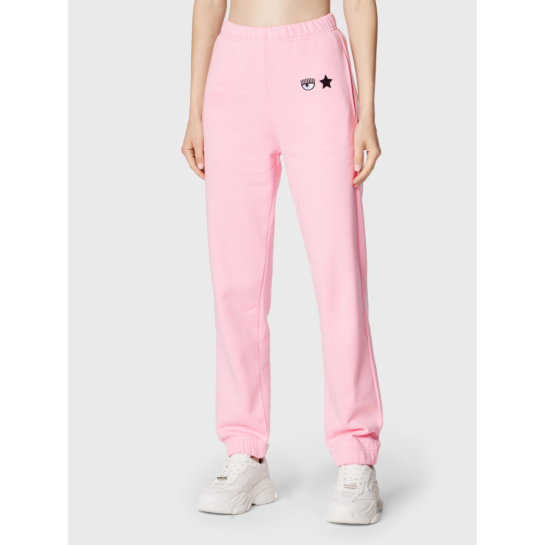 Chiara Ferragni Долнище анцуг 73CBAT02 Розов Relaxed Fit - Pepit.bg