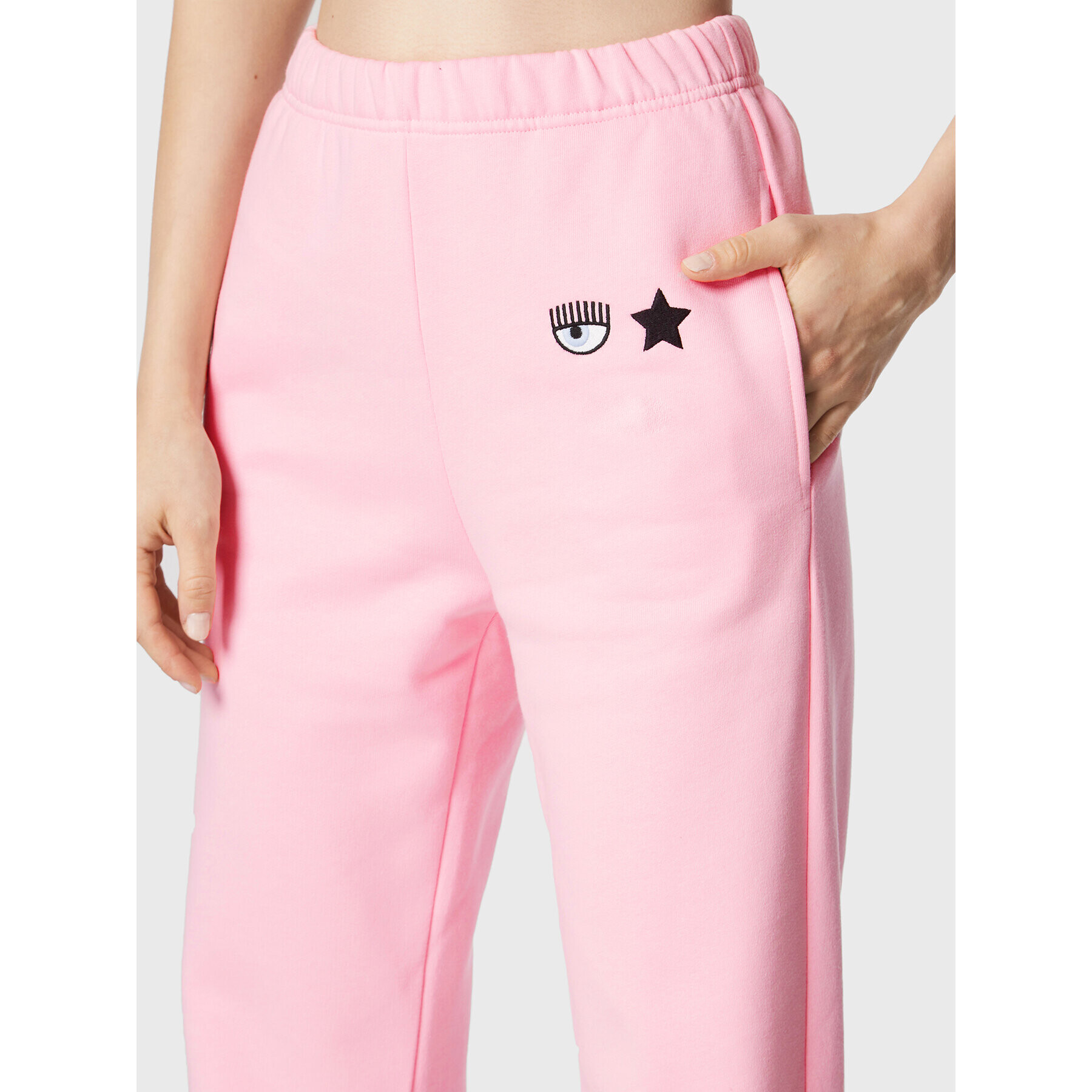 Chiara Ferragni Долнище анцуг 73CBAT02 Розов Relaxed Fit - Pepit.bg