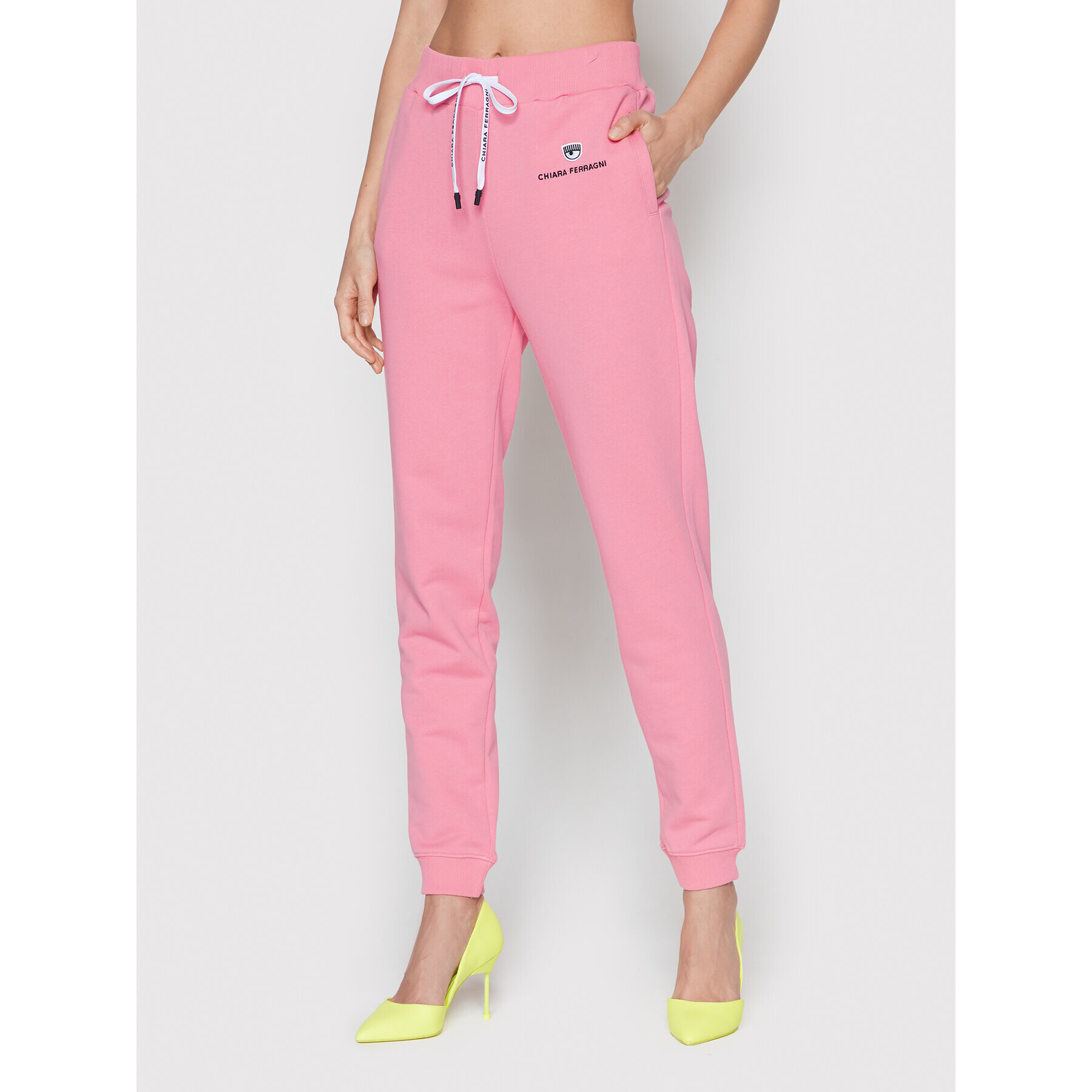 Chiara Ferragni Долнище анцуг 72CBAT07 Розов Regular Fit - Pepit.bg