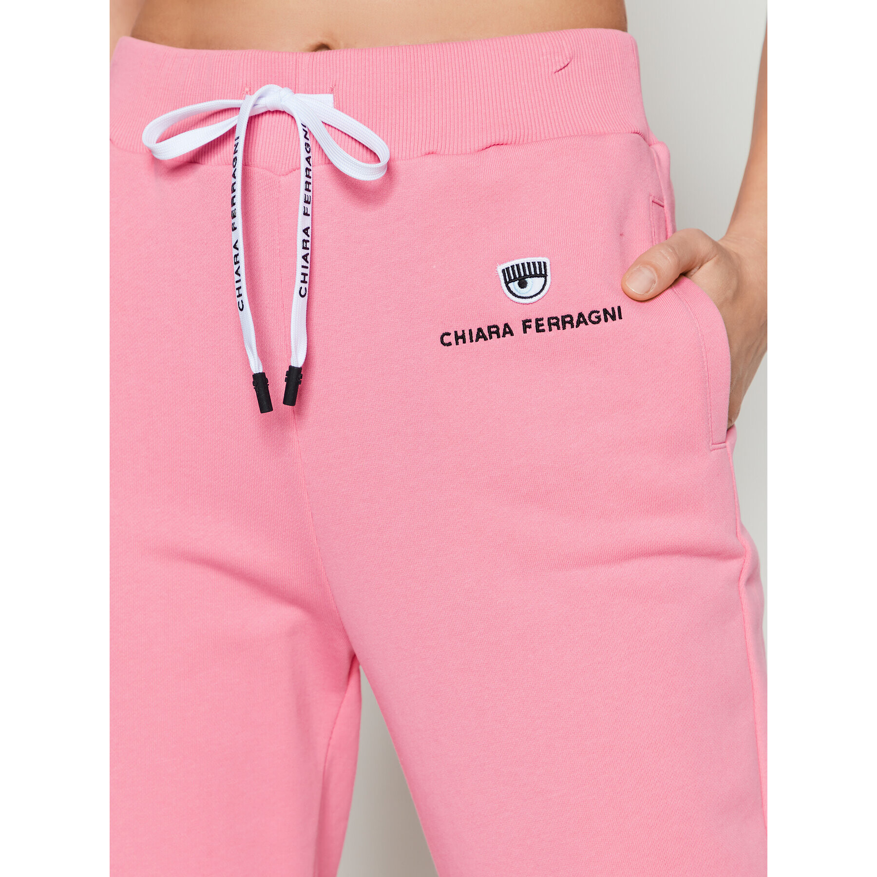 Chiara Ferragni Долнище анцуг 72CBAT07 Розов Regular Fit - Pepit.bg