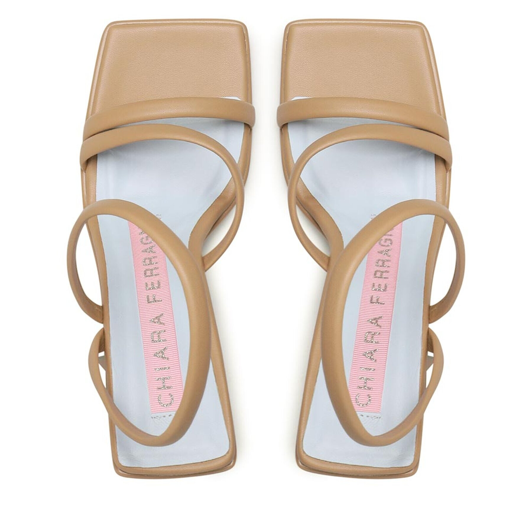 Chiara Ferragni Сандали CF3134 002 Кафяв - Pepit.bg