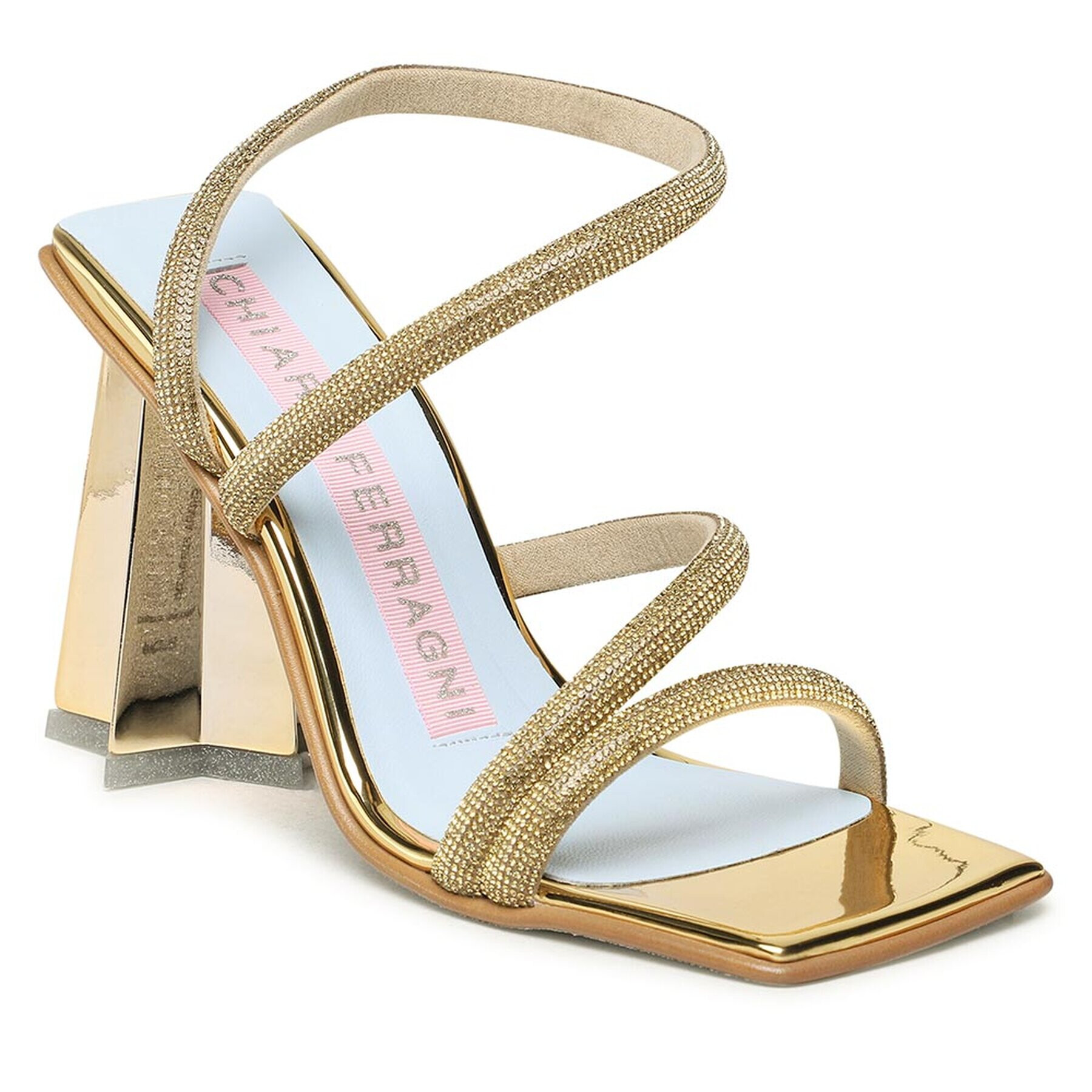 Chiara Ferragni Сандали CF3136 005 Златист - Pepit.bg