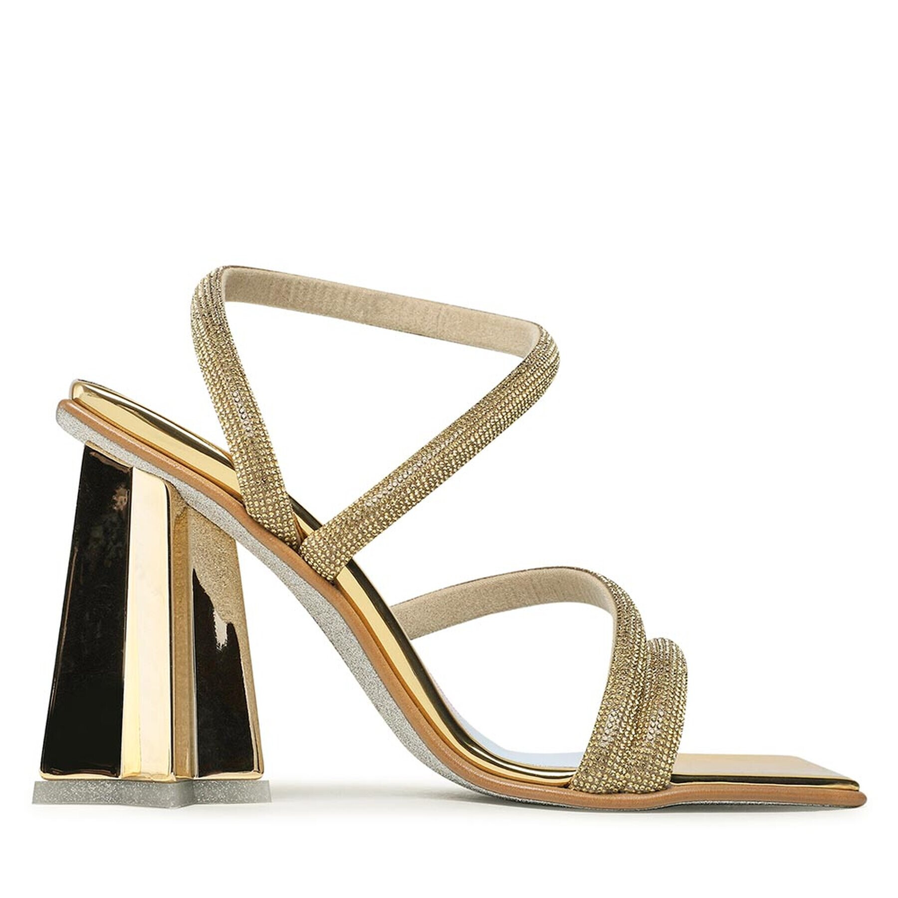 Chiara Ferragni Сандали CF3136 005 Златист - Pepit.bg