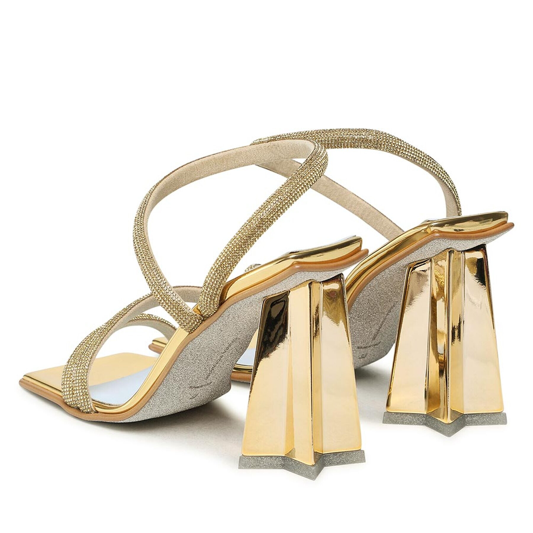 Chiara Ferragni Сандали CF3136 005 Златист - Pepit.bg