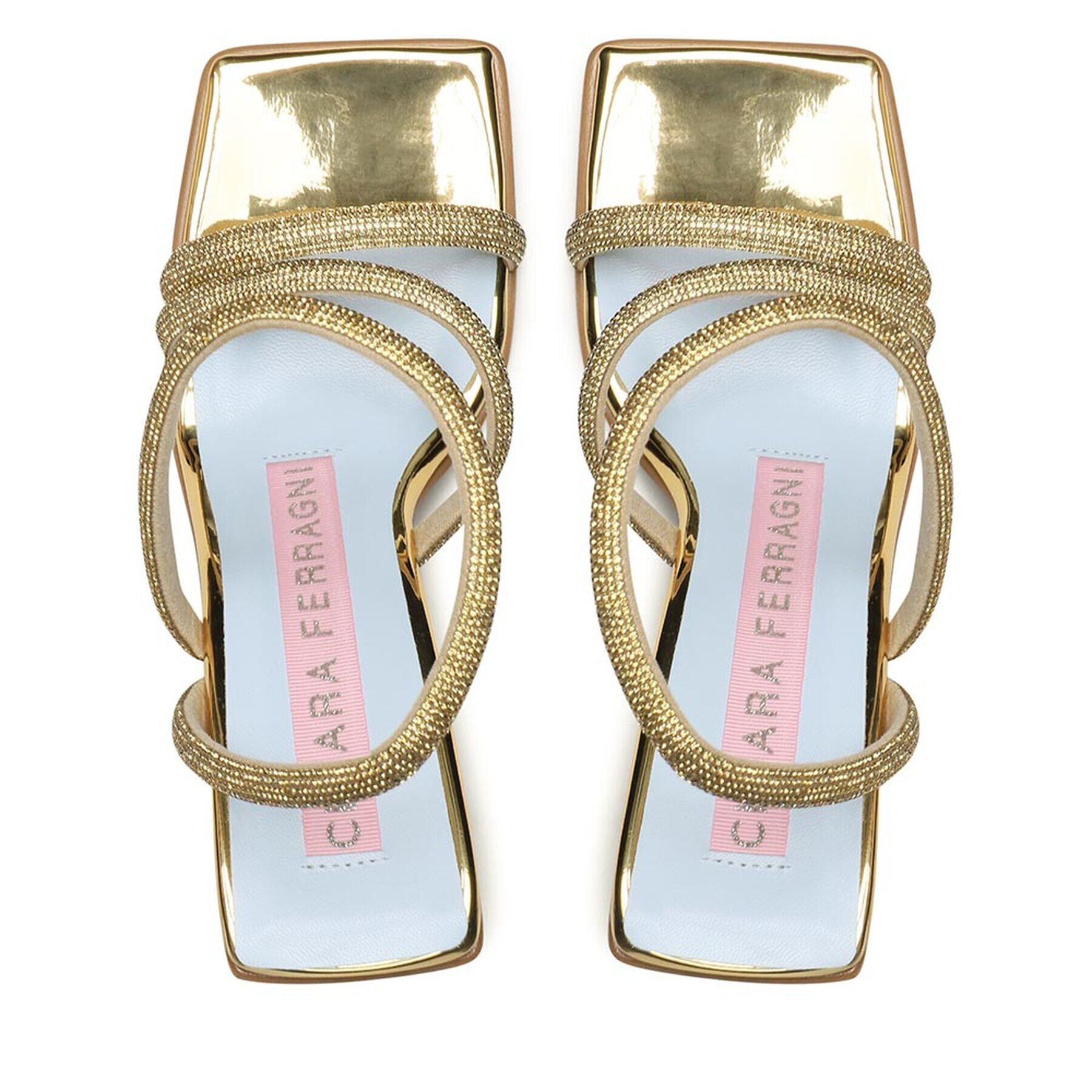 Chiara Ferragni Сандали CF3136 005 Златист - Pepit.bg