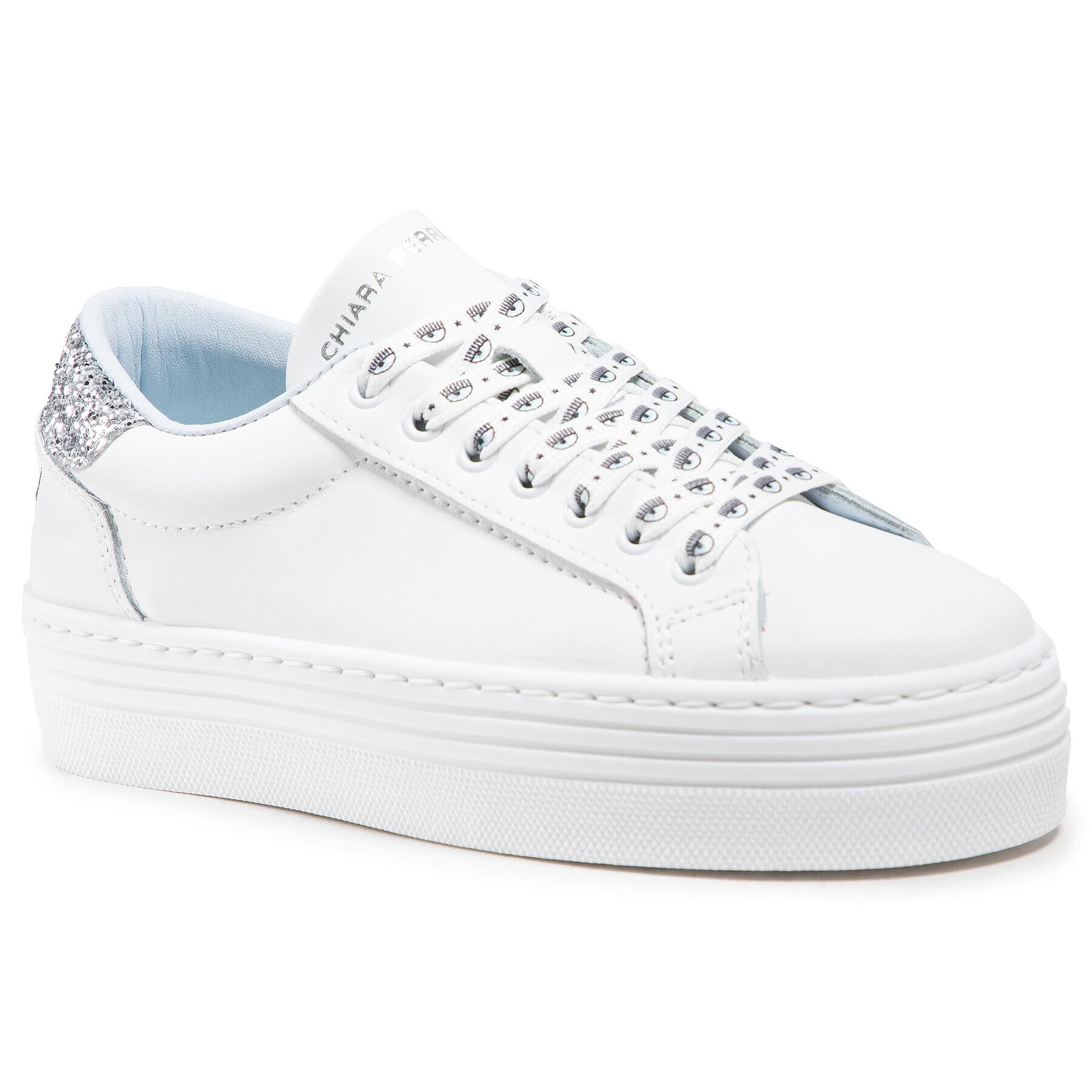 Chiara Ferragni Сникърси CF2801-009 Бял - Pepit.bg