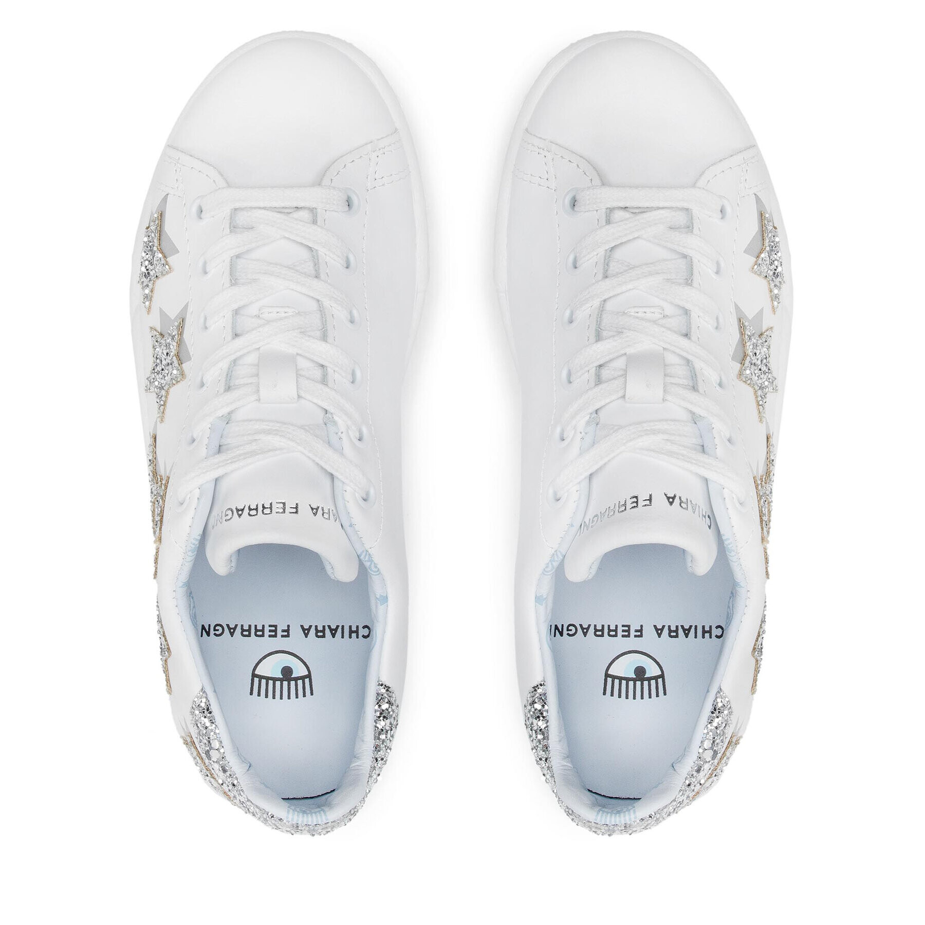 Chiara Ferragni Сникърси CF2842-064 Бял - Pepit.bg