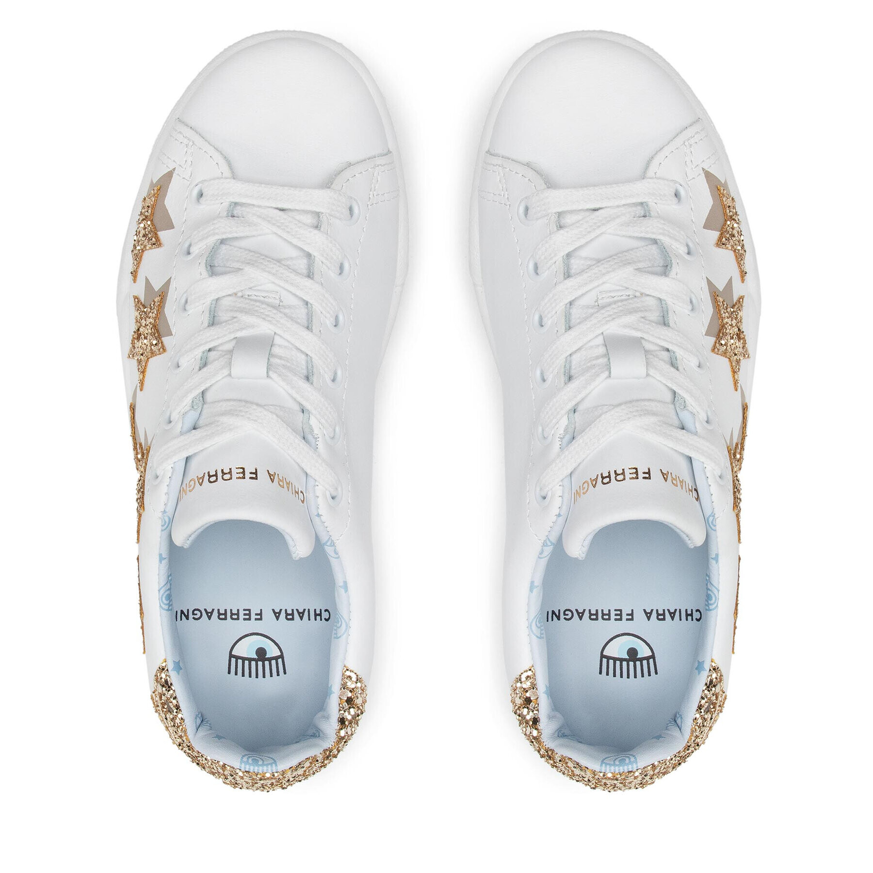 Chiara Ferragni Сникърси CF2842-074 Бял - Pepit.bg