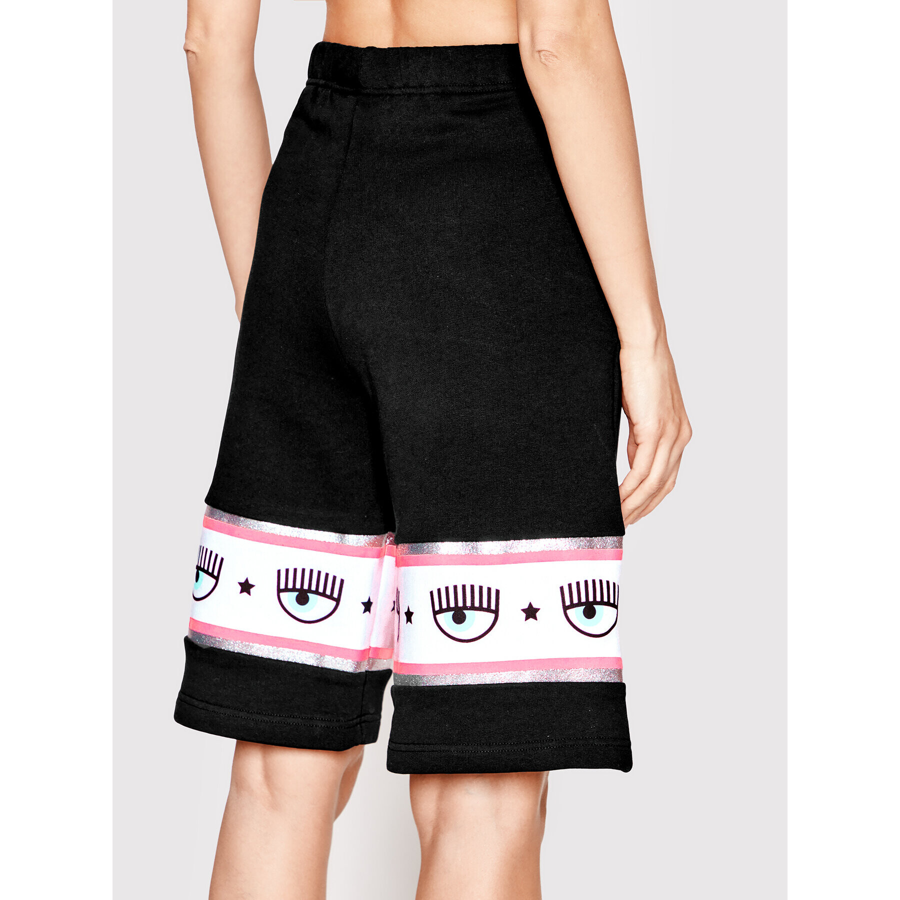 Chiara Ferragni Спортни шорти 72CBDT05 Черен Regular Fit - Pepit.bg