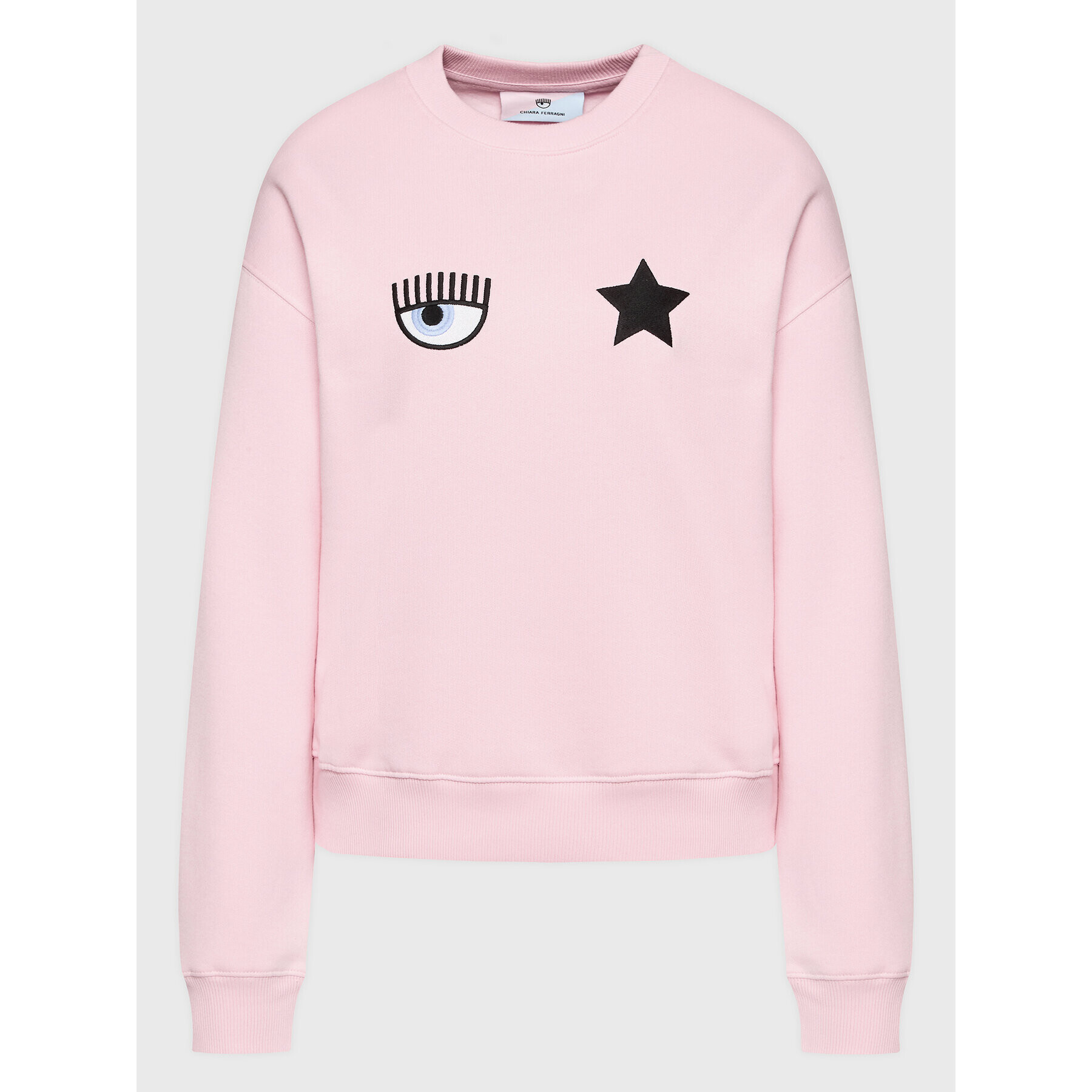 Chiara Ferragni Суитшърт 73CBIT06 Розов Regular Fit - Pepit.bg
