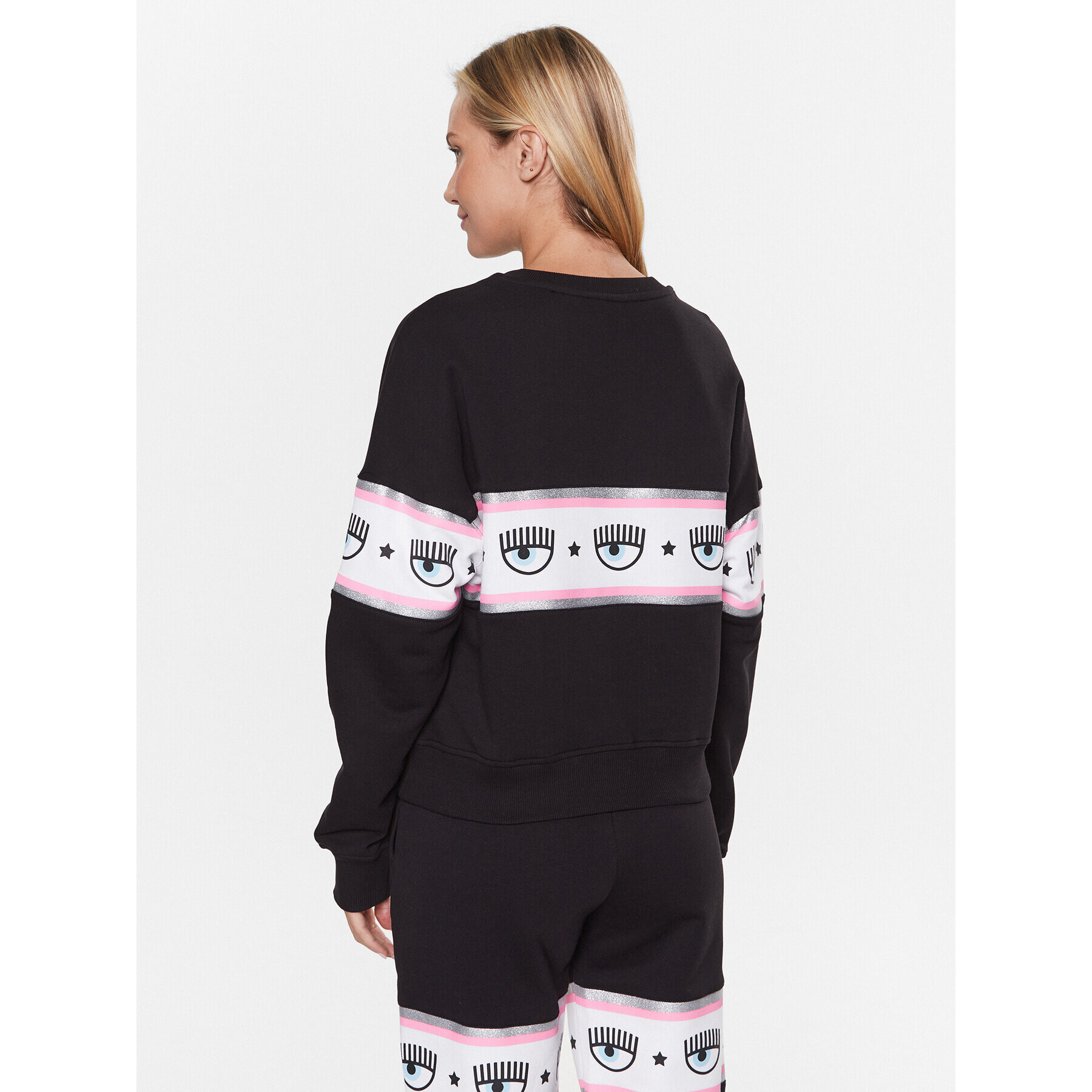 Chiara Ferragni Суитшърт 74CBIF02 Черен Regular Fit - Pepit.bg