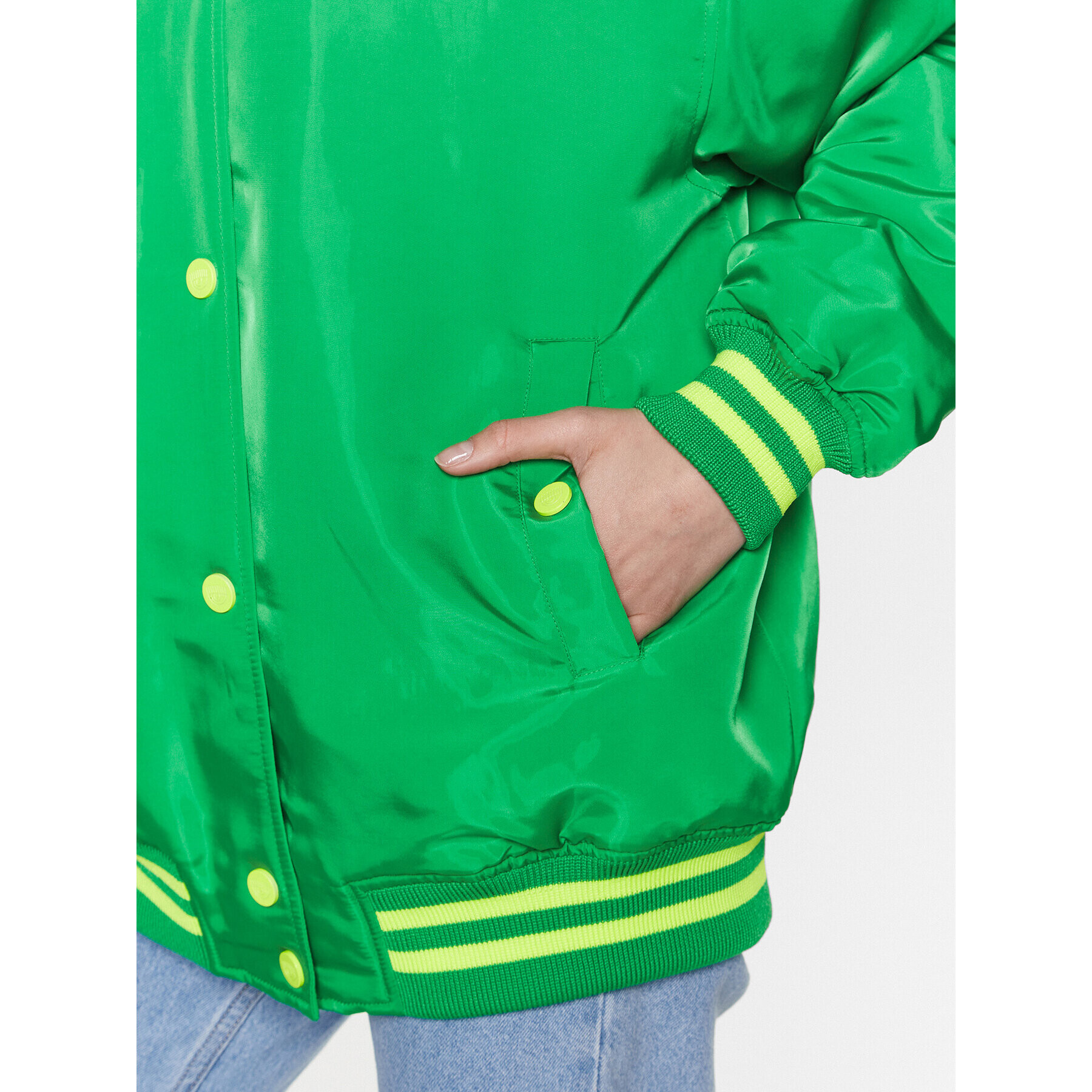 Chiara Ferragni Суитшърт 74CBSD01 Зелен Regular Fit - Pepit.bg