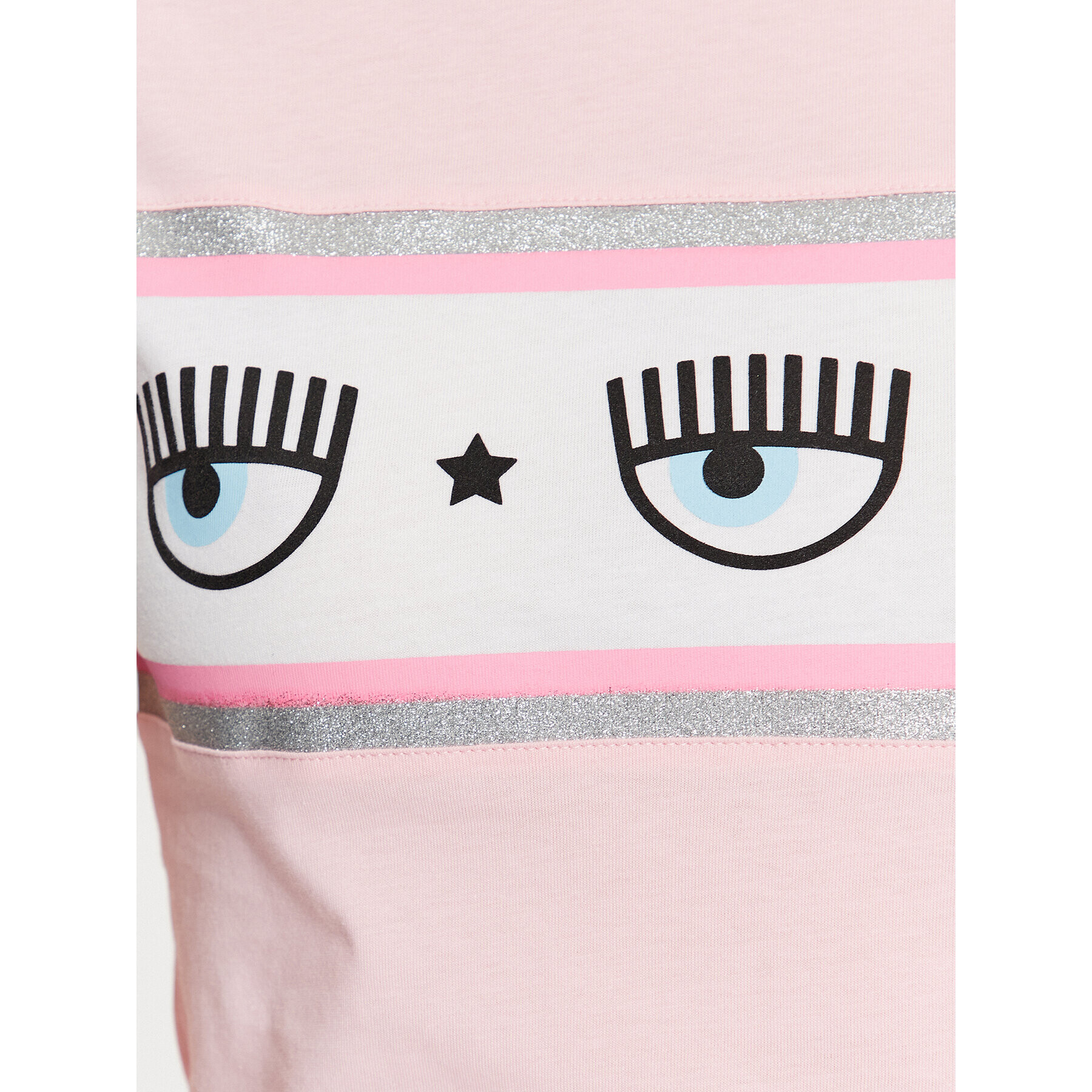 Chiara Ferragni Тишърт 74CBHF03 Розов Regular Fit - Pepit.bg