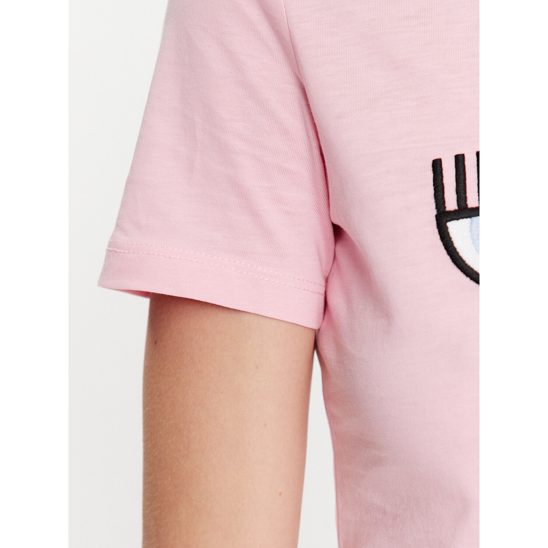 Chiara Ferragni Тишърт 74CBHT07 Розов Regular Fit - Pepit.bg