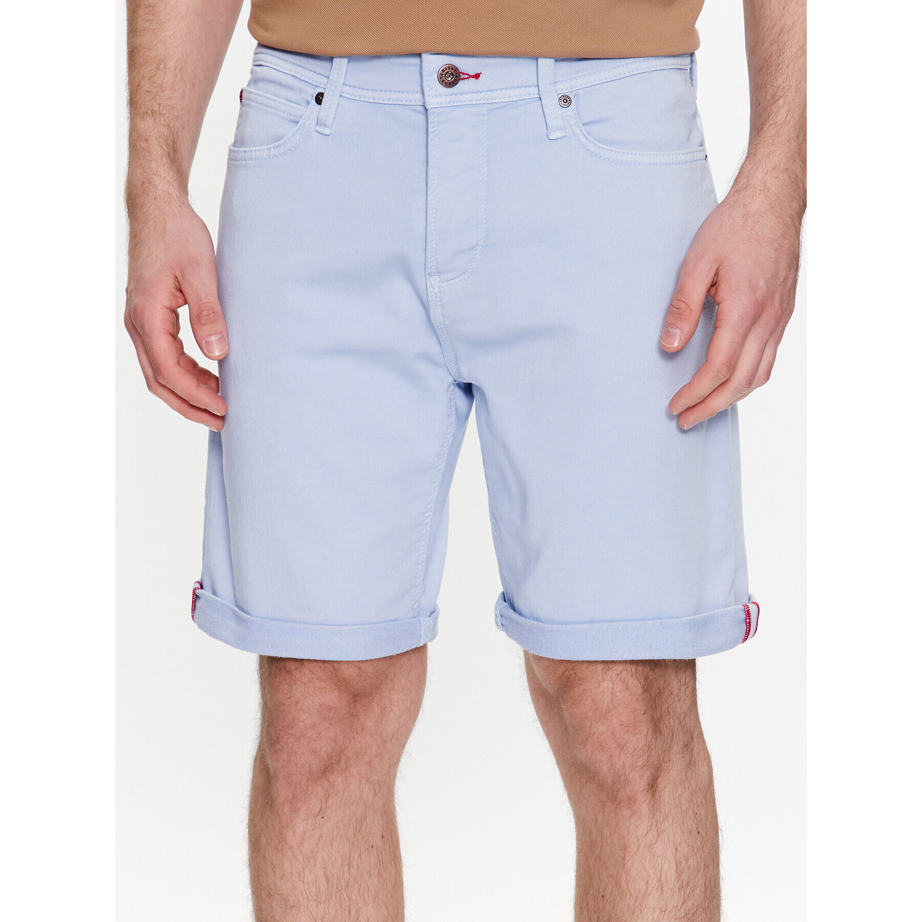 CINQUE Шорти от плат Cimkie 2074 Виолетов Regular Fit - Pepit.bg