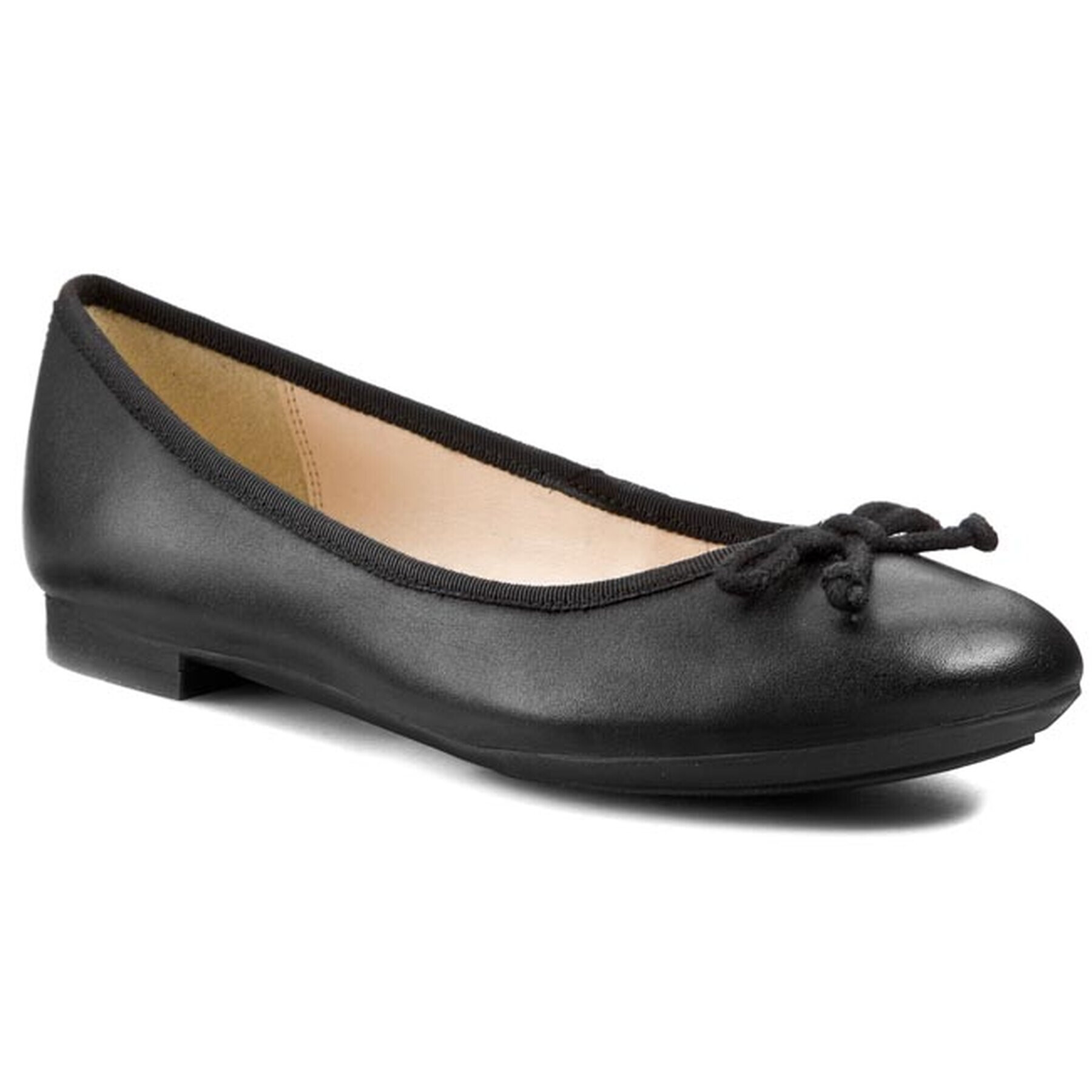 Clarks Балеринки Carousel Ride 203514774 Черен - Pepit.bg