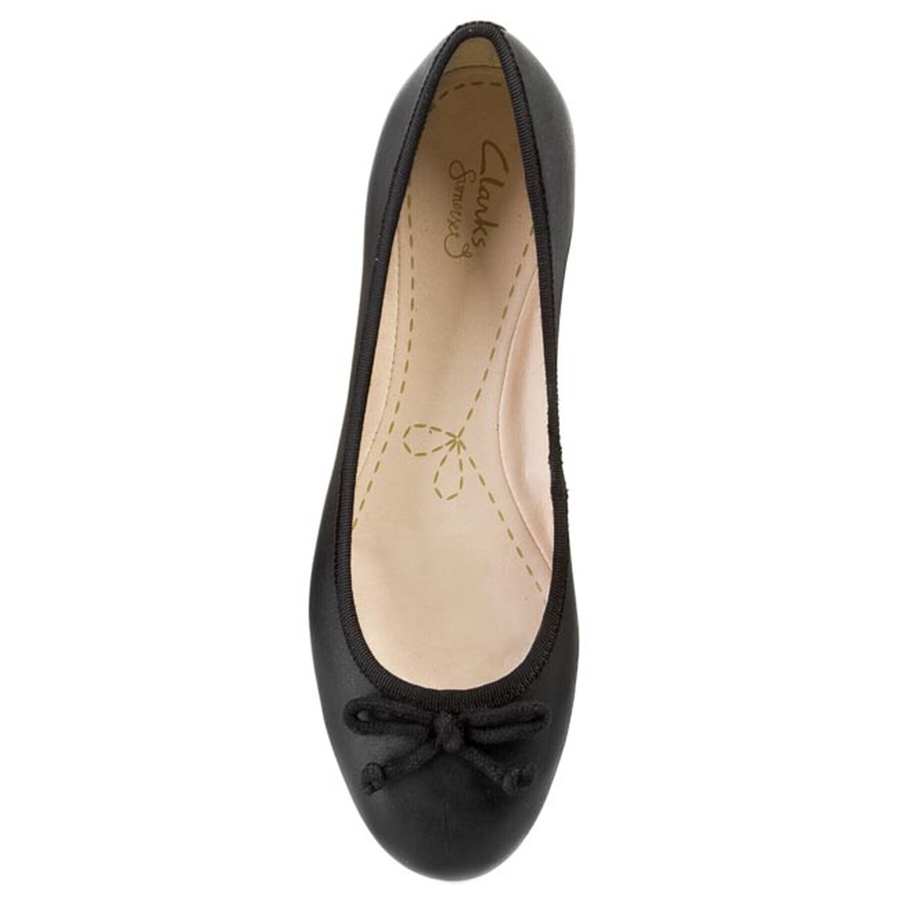 Clarks Балеринки Carousel Ride 203514774 Черен - Pepit.bg