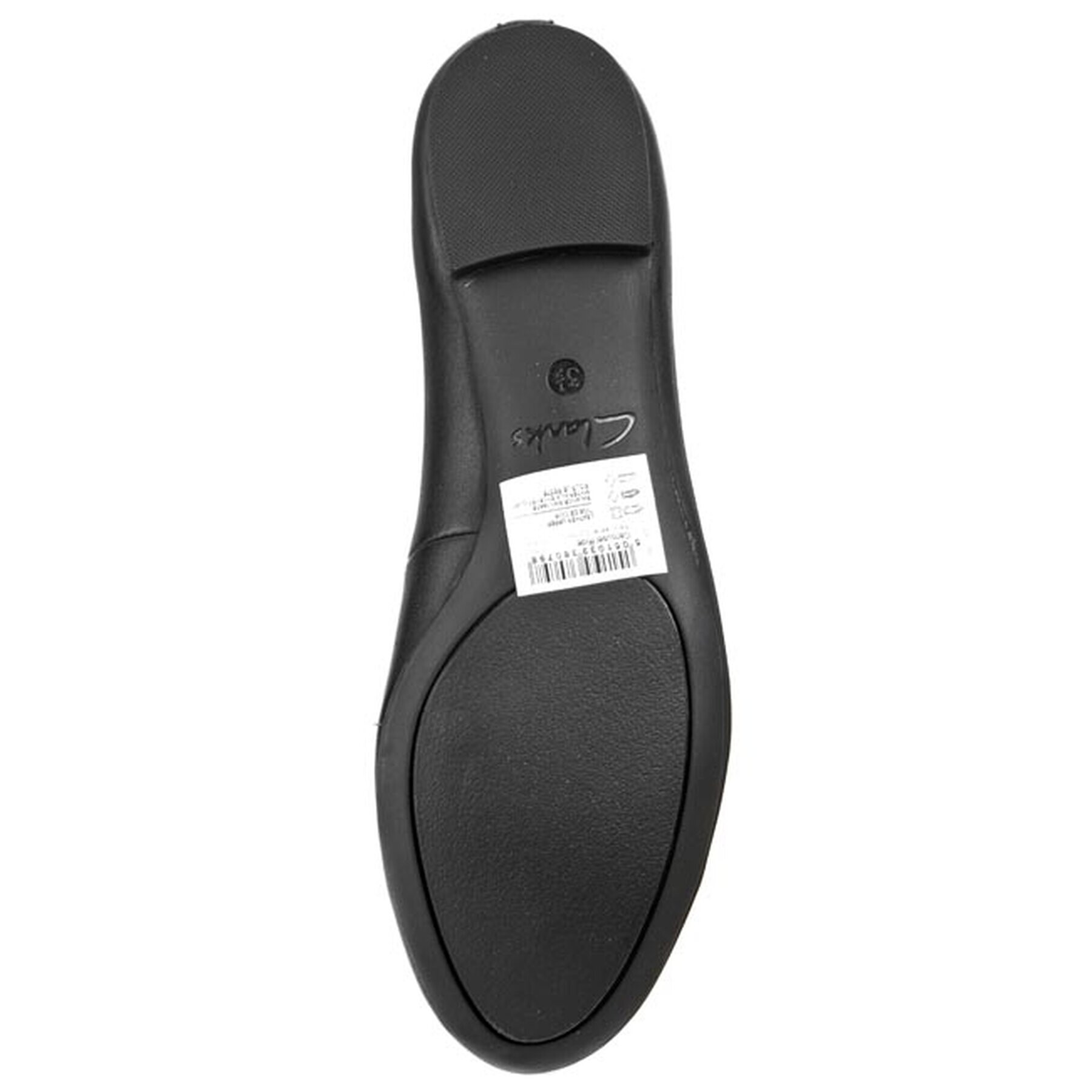 Clarks Балеринки Carousel Ride 203514774 Черен - Pepit.bg