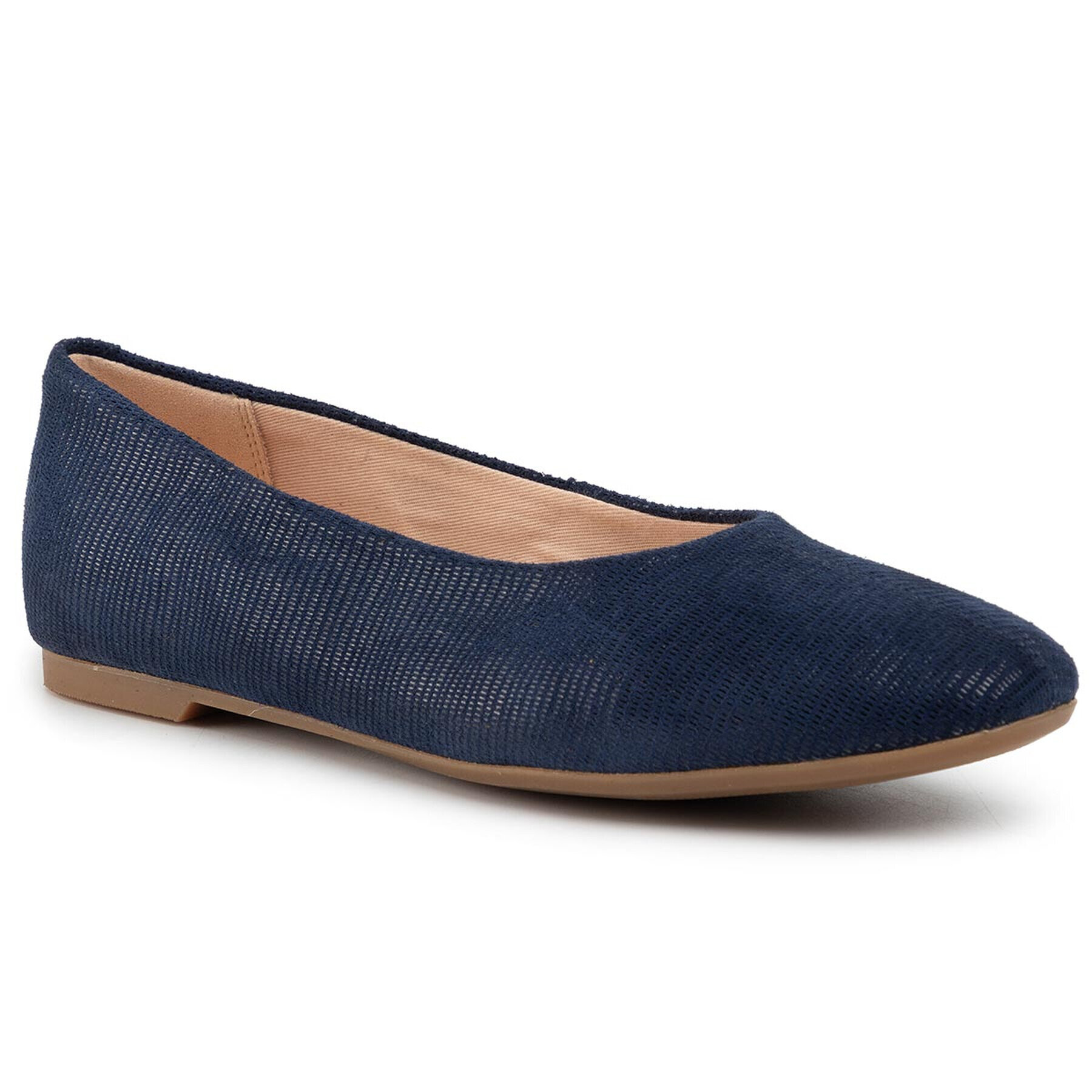 Clarks Балеринки Chia Viole 261463624 Тъмносин - Pepit.bg