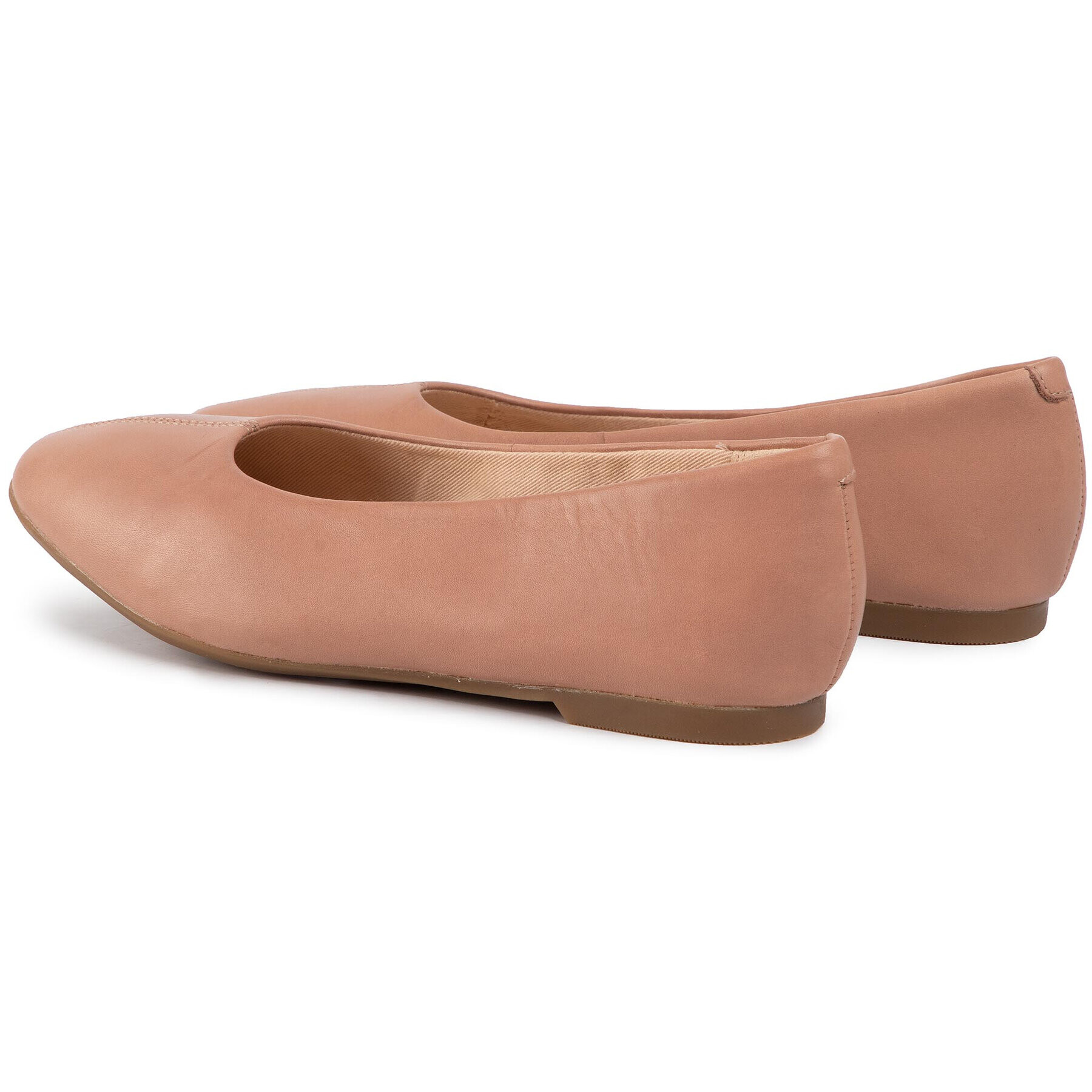 Clarks Балеринки Chia Violet 261465404 Бежов - Pepit.bg