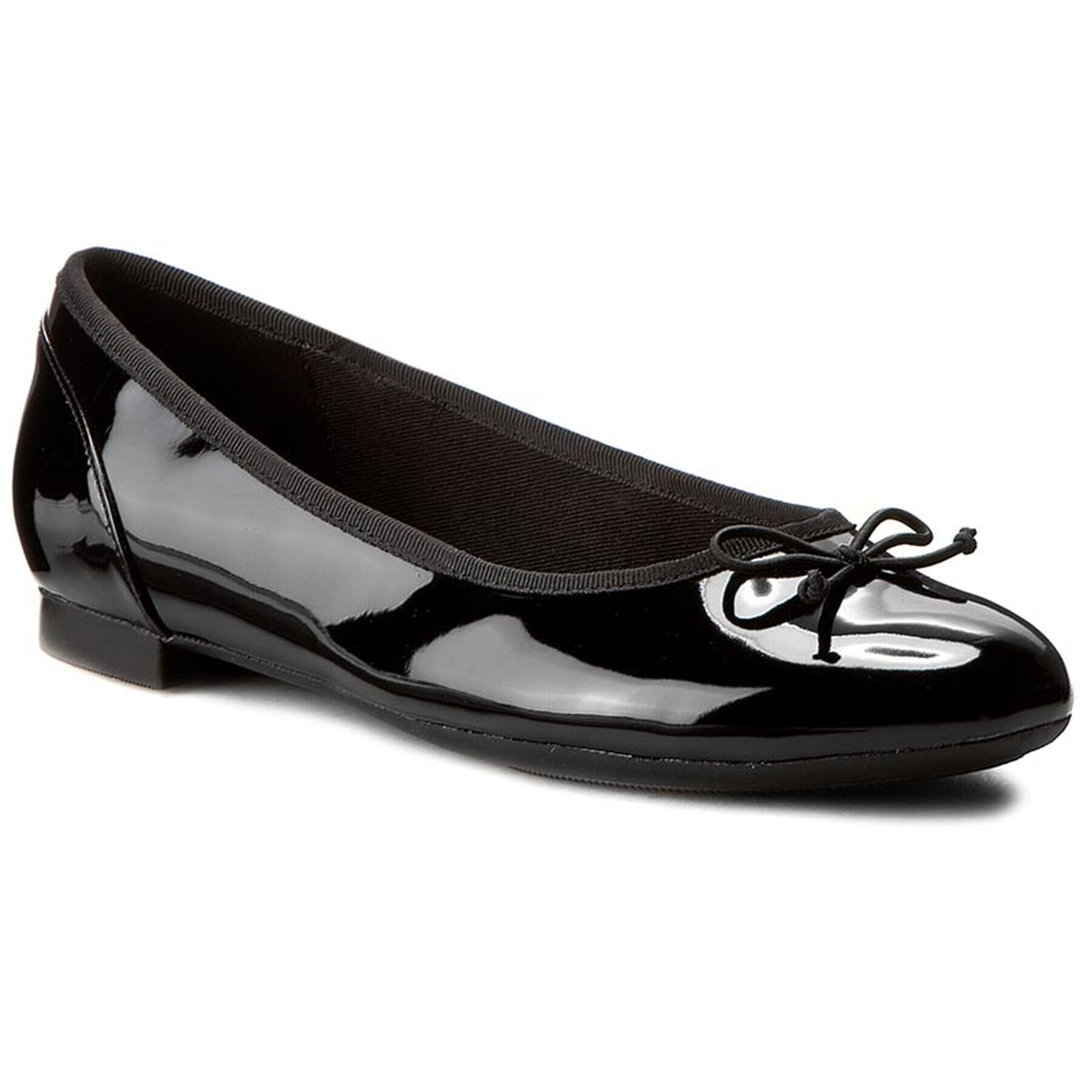 Clarks Балеринки Couture Bloom 261154754 Черен - Pepit.bg