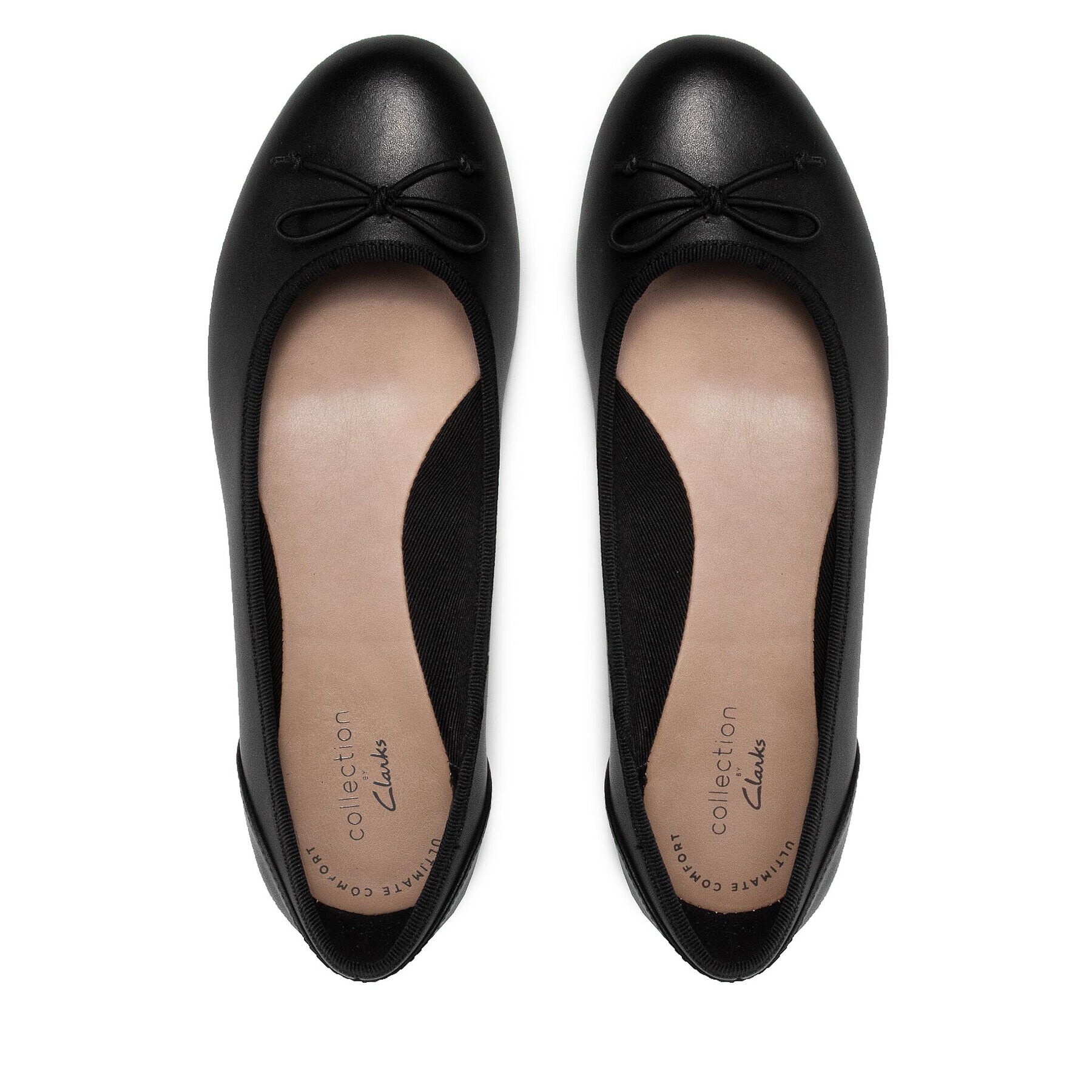 Clarks Балеринки Couture Bloom 261154854 Черен - Pepit.bg