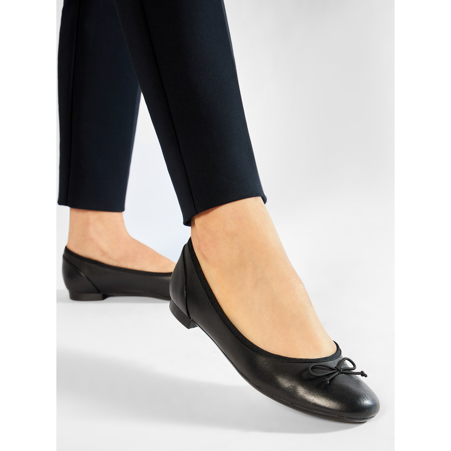 Clarks Балеринки Couture Bloom 261154854 Черен - Pepit.bg