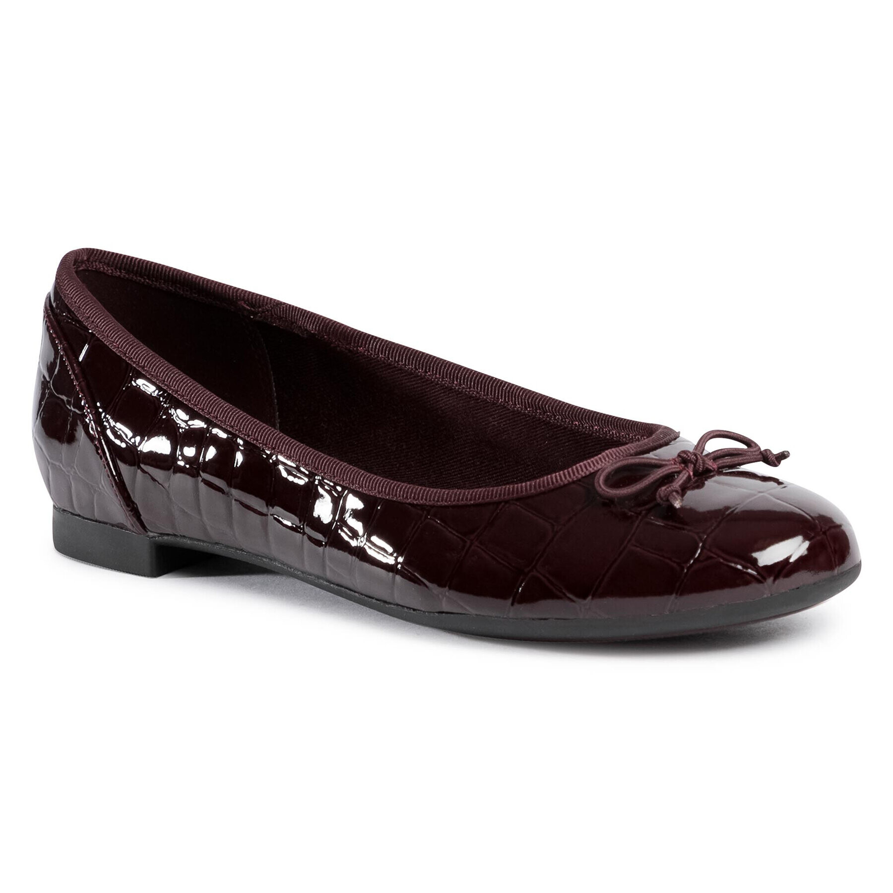 Clarks Балеринки Couture Bloom 261514714 Бордо - Pepit.bg