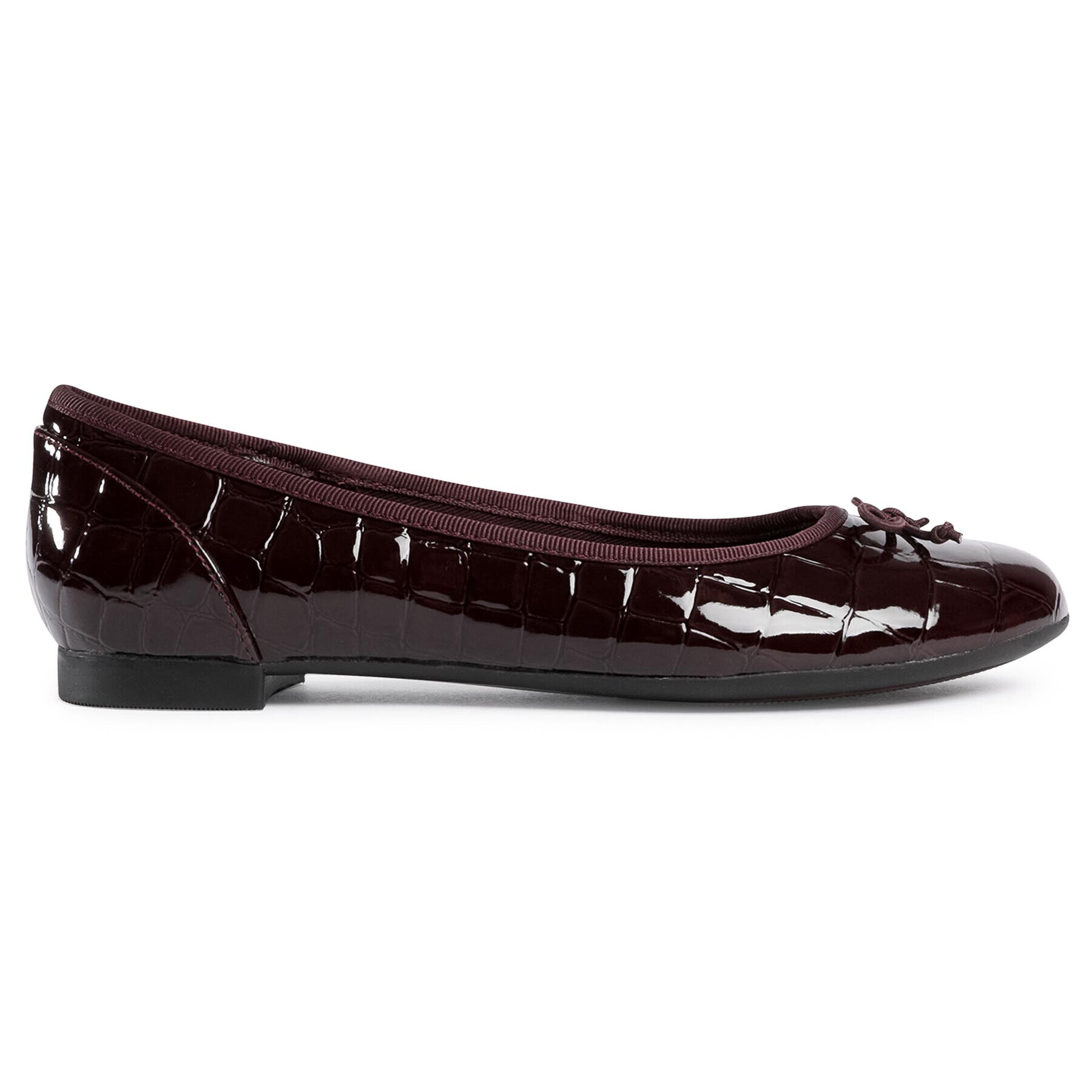 Clarks Балеринки Couture Bloom 261514714 Бордо - Pepit.bg