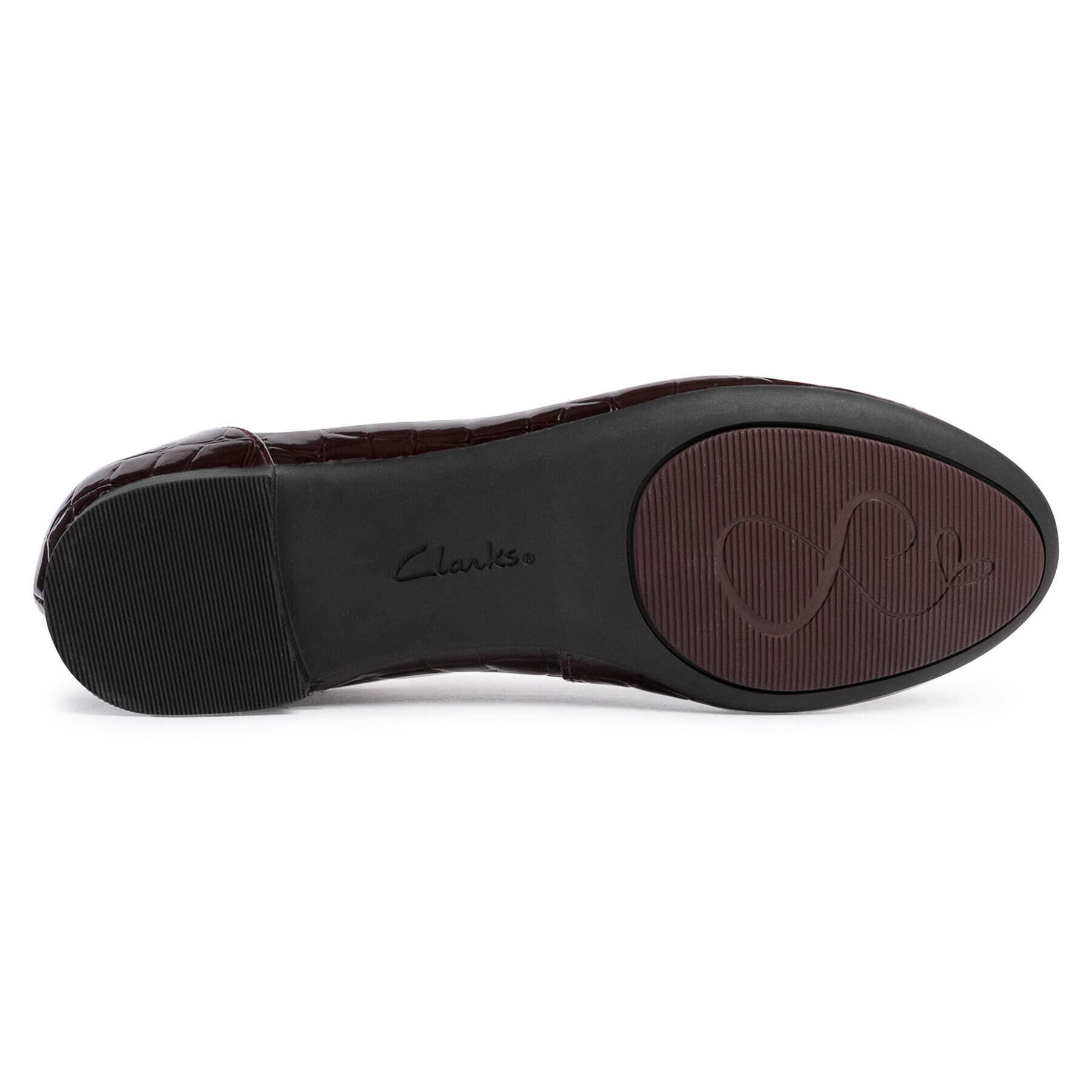 Clarks Балеринки Couture Bloom 261514714 Бордо - Pepit.bg