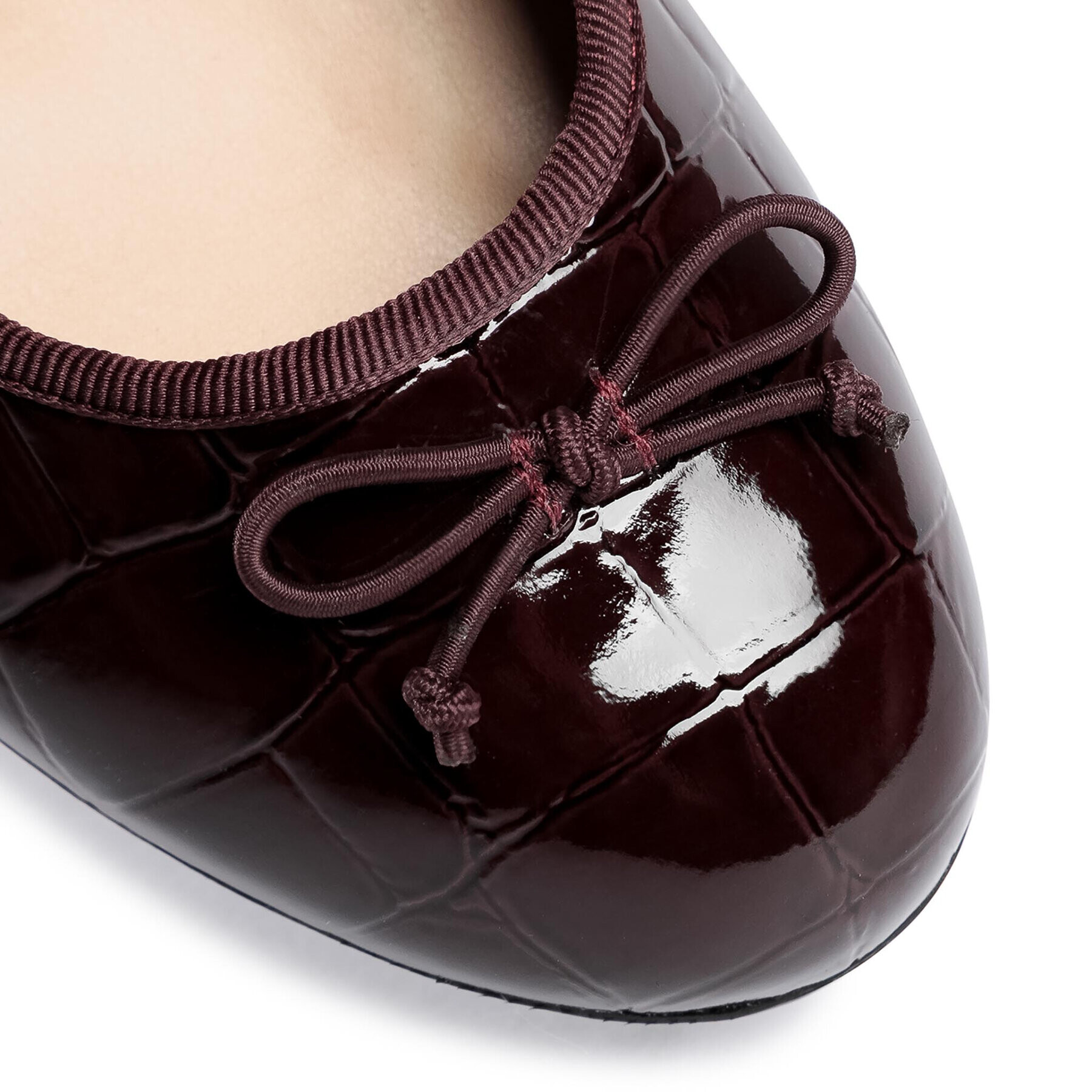 Clarks Балеринки Couture Bloom 261514714 Бордо - Pepit.bg