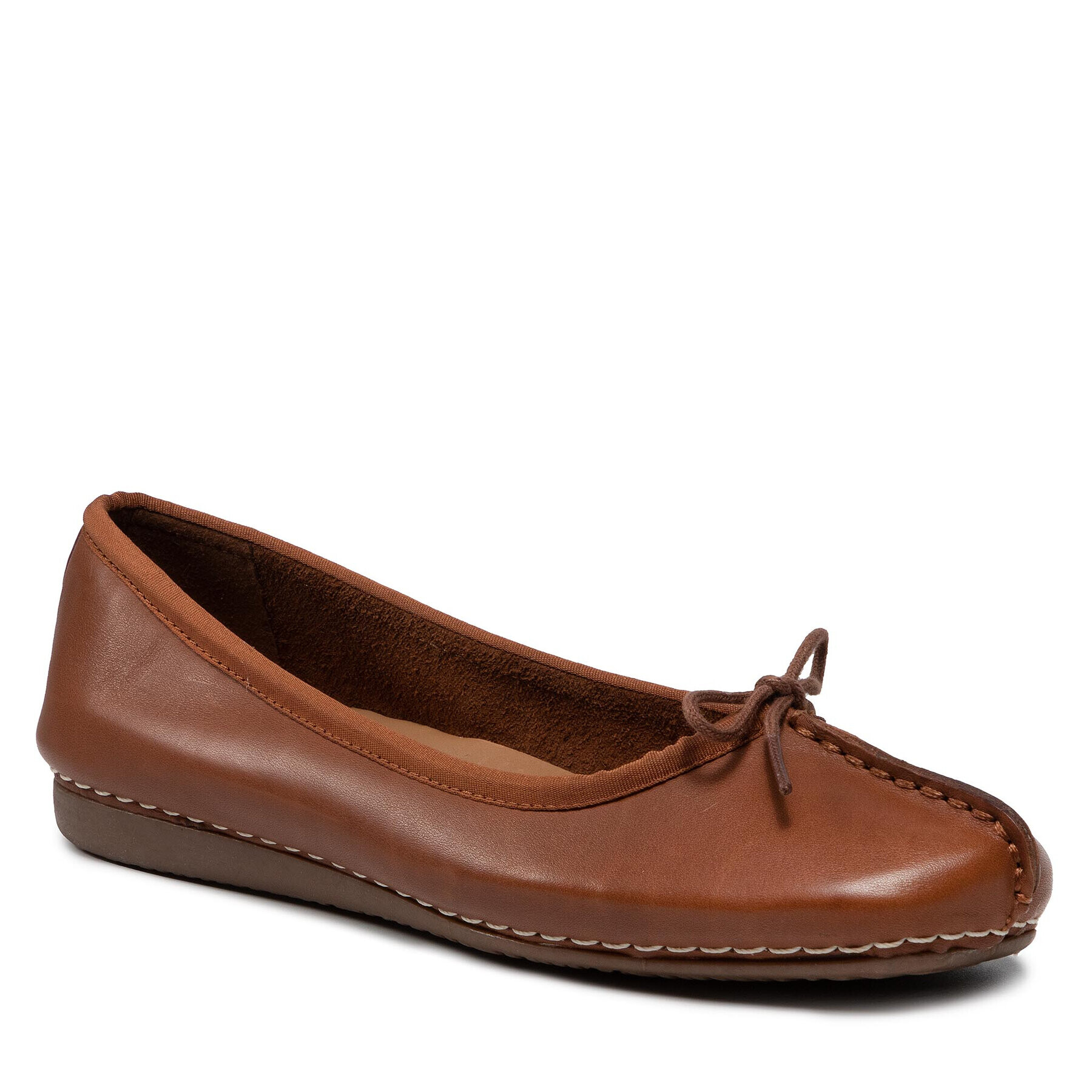 Clarks Балеринки Freckle Ice 203529304 Кафяв - Pepit.bg