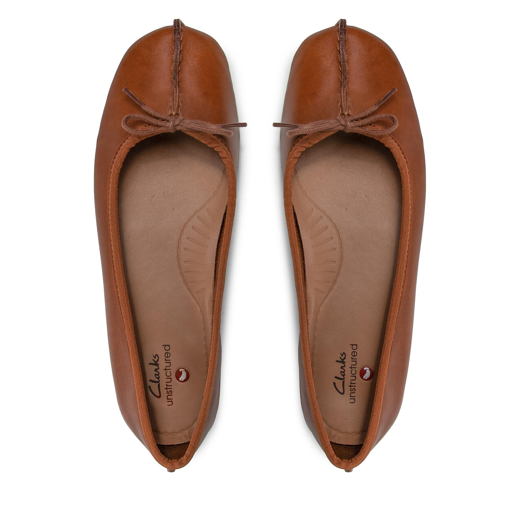 Clarks Балеринки Freckle Ice 203529304 Кафяв - Pepit.bg