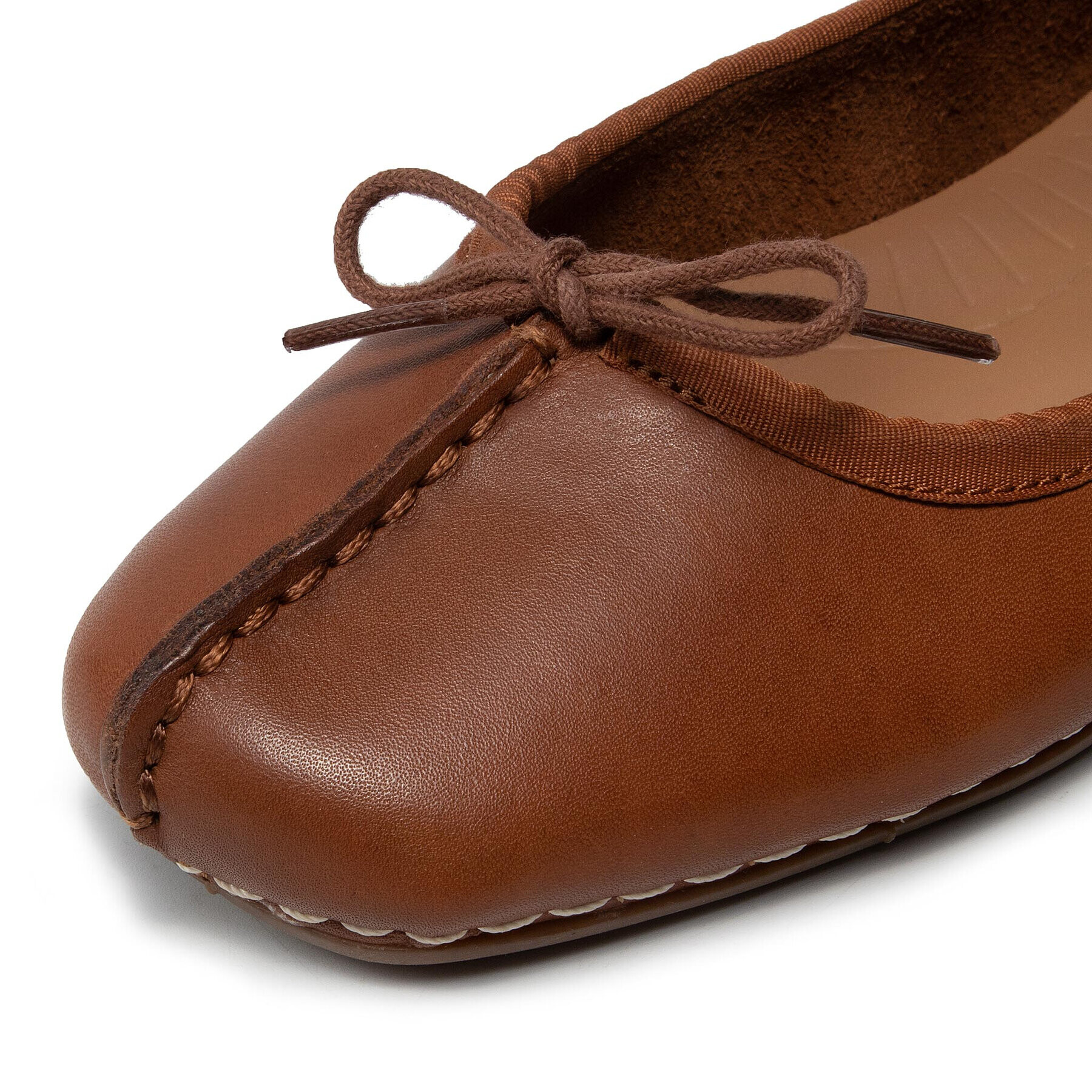 Clarks Балеринки Freckle Ice 203529304 Кафяв - Pepit.bg