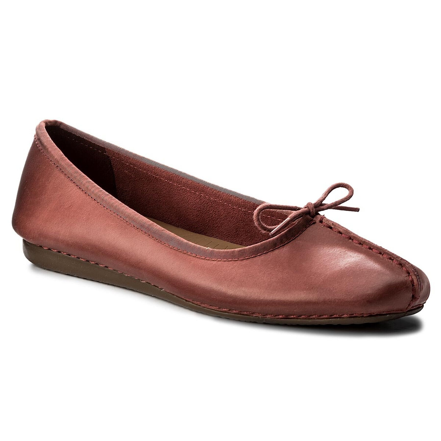 Clarks Балеринки Freckle Ice 261321174 Бордо - Pepit.bg