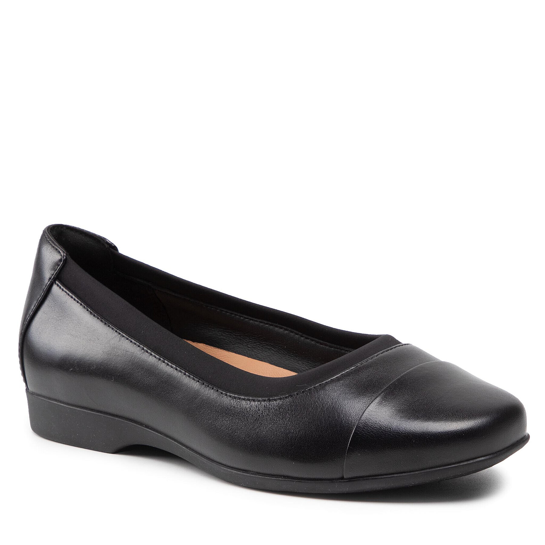 Clarks Балеринки Un Darcey Cap2 261550074 Черен - Pepit.bg