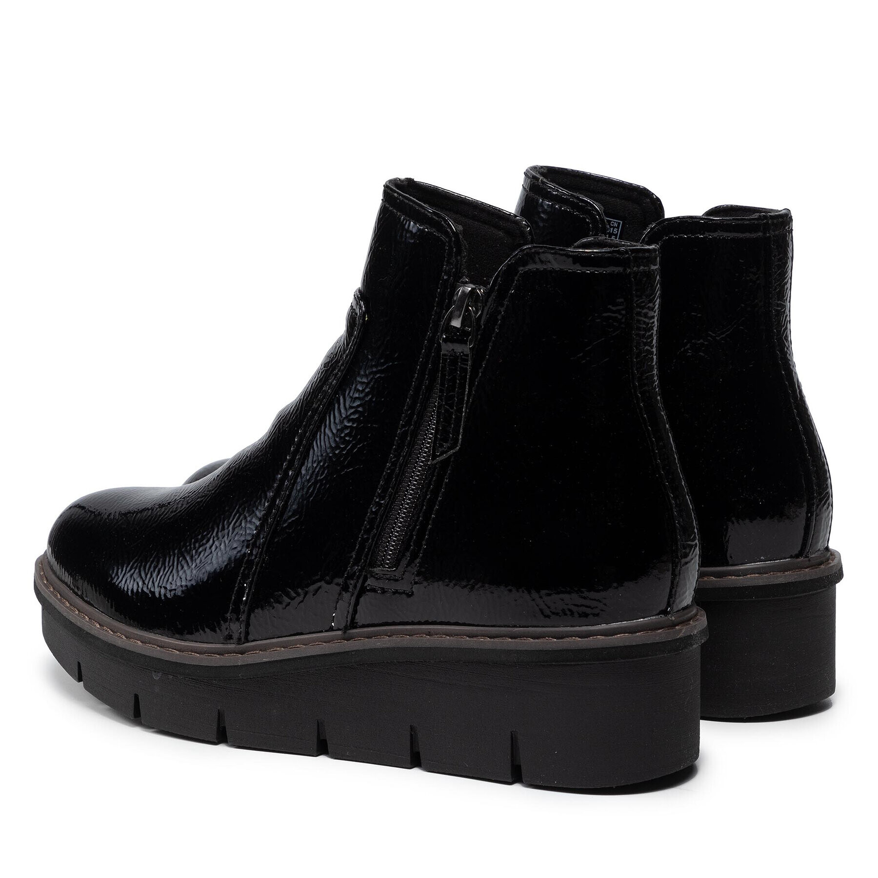 Clarks Боти Airabell Zip 261633094 Черен - Pepit.bg