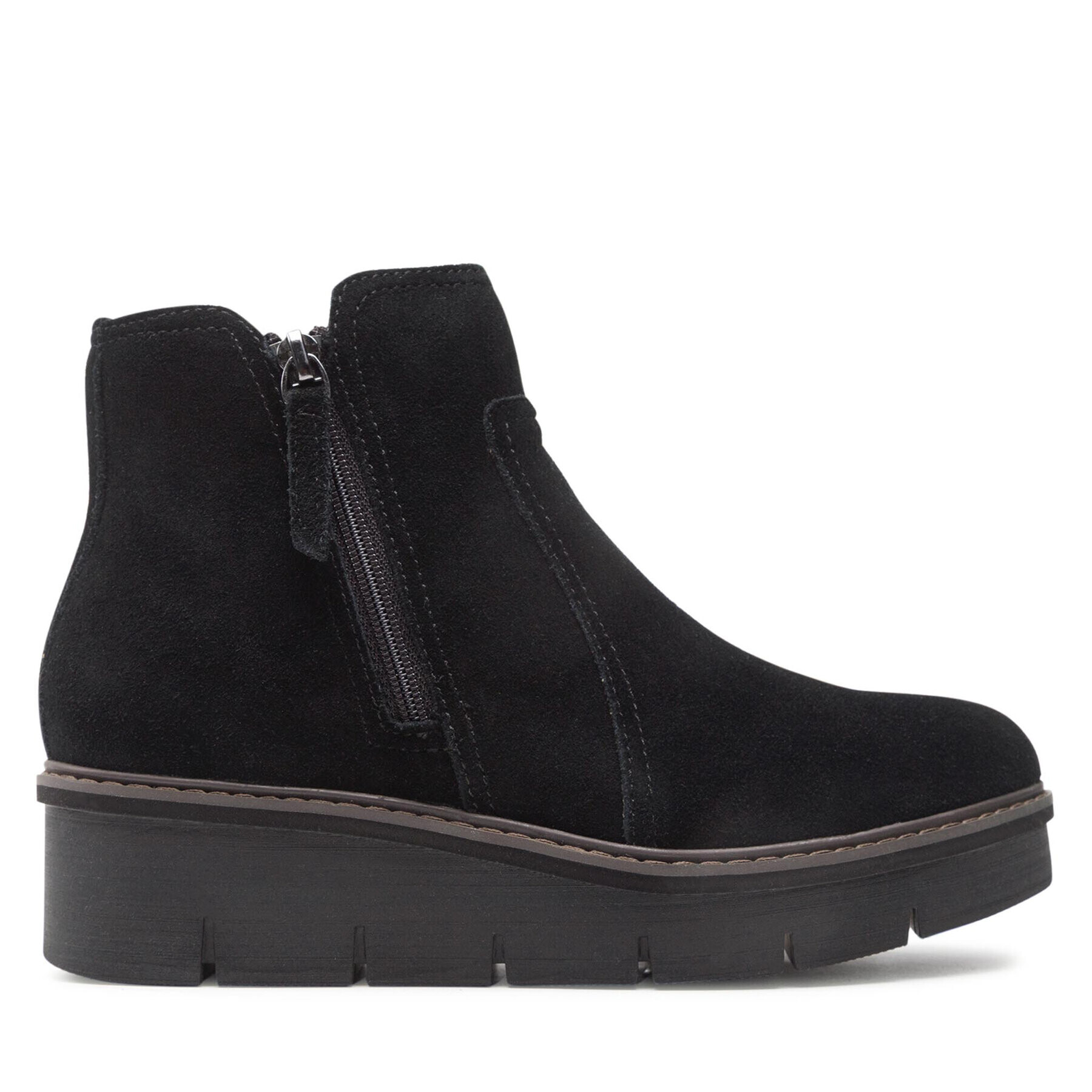 Clarks Боти Airabell Zip 261633104 Черен - Pepit.bg