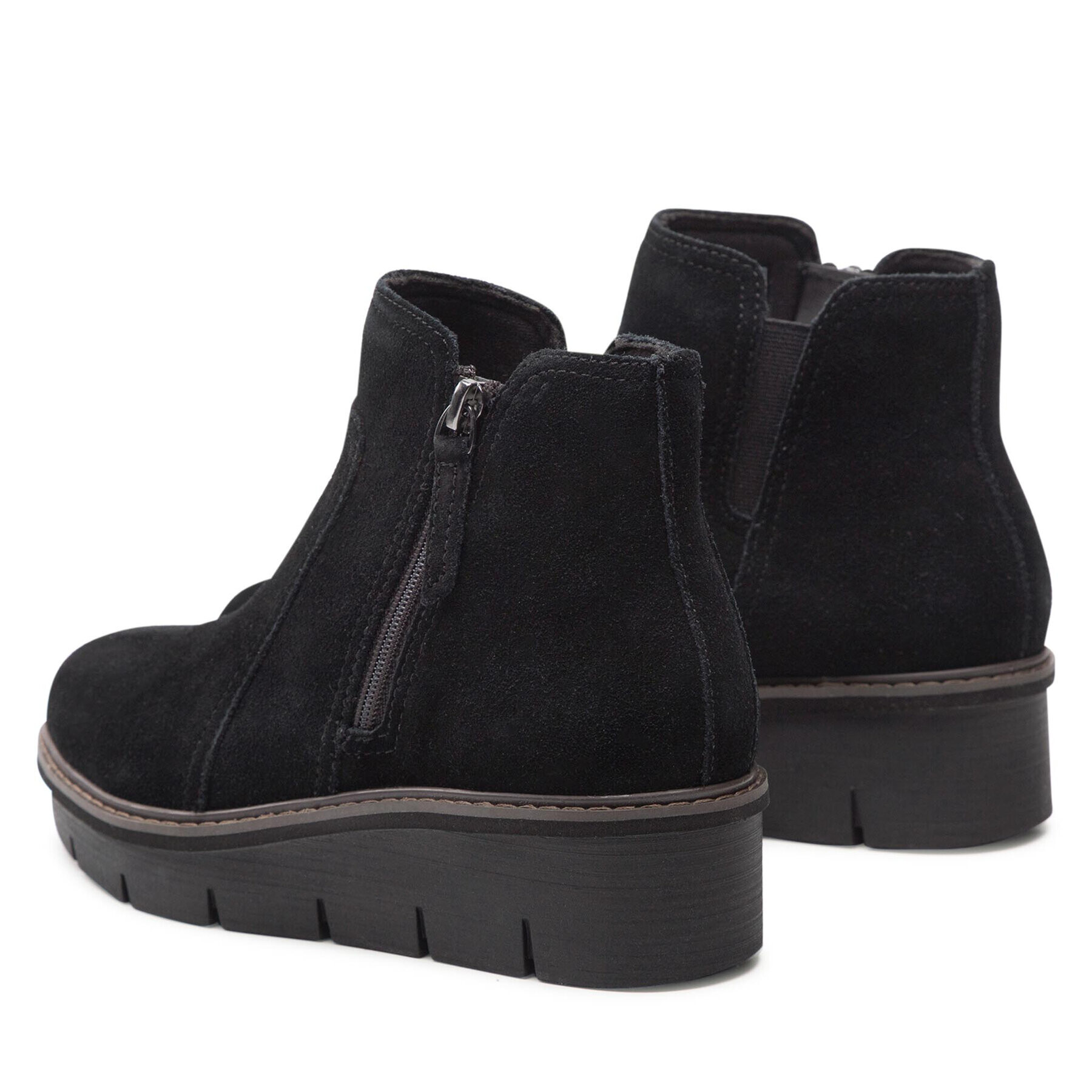 Clarks Боти Airabell Zip 261633104 Черен - Pepit.bg