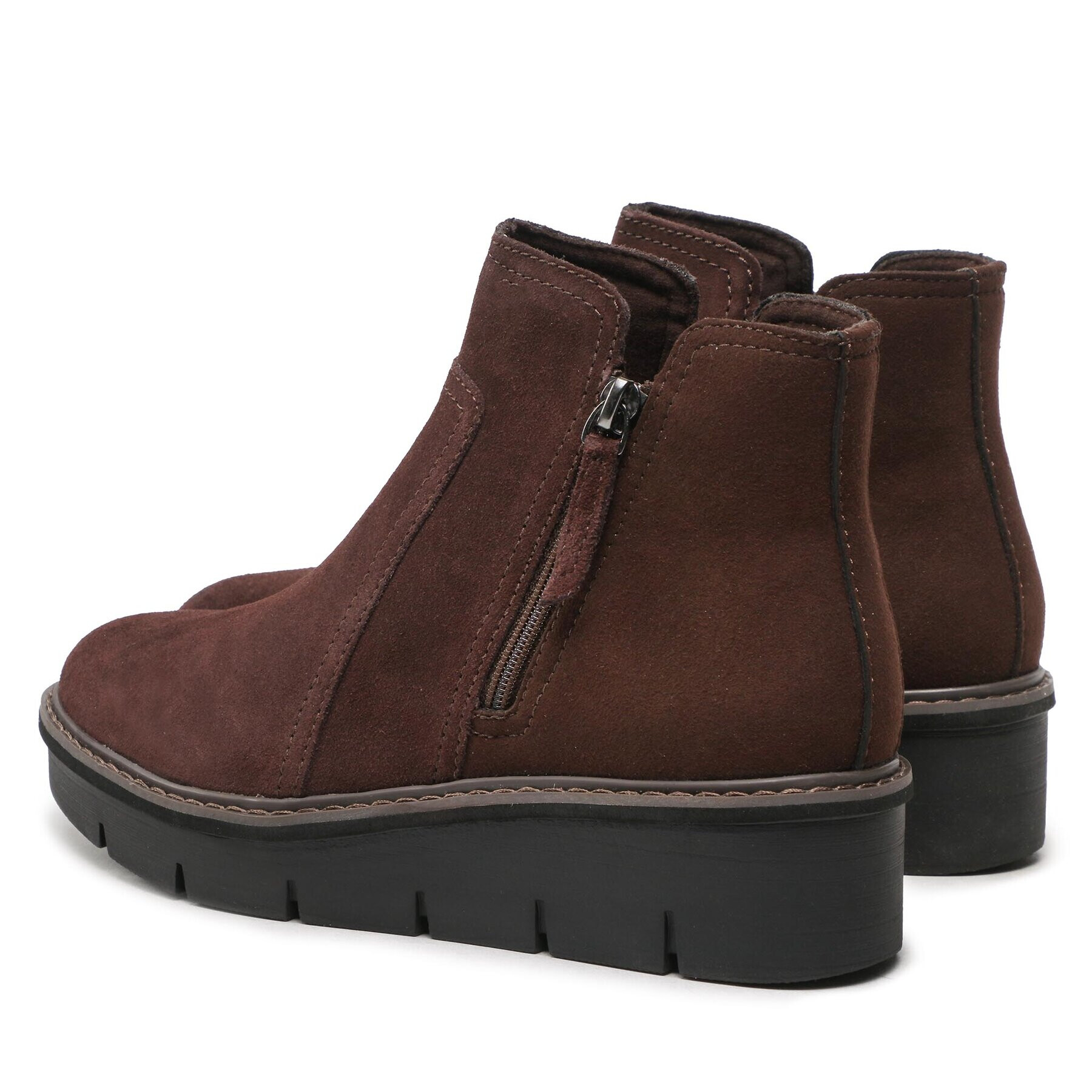 Clarks Боти Airabell Zip 261676364 Кафяв - Pepit.bg