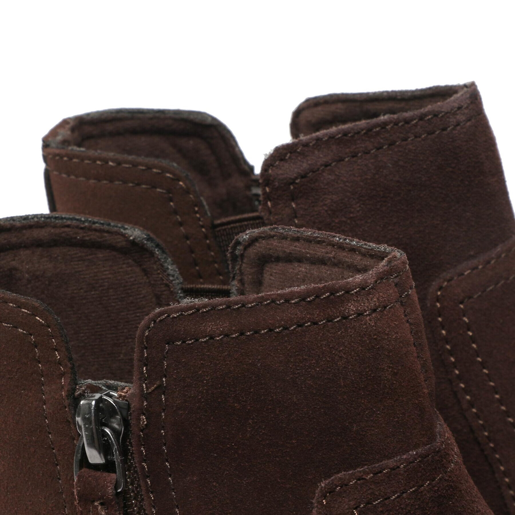 Clarks Боти Airabell Zip 261676364 Кафяв - Pepit.bg
